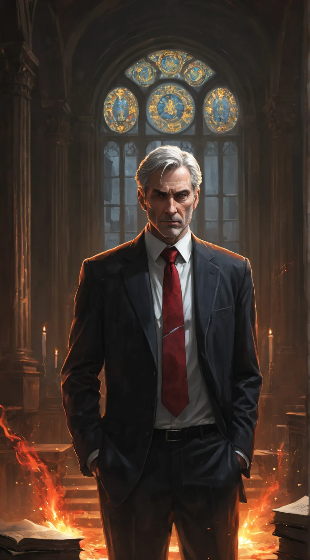 ai character: Lucius background