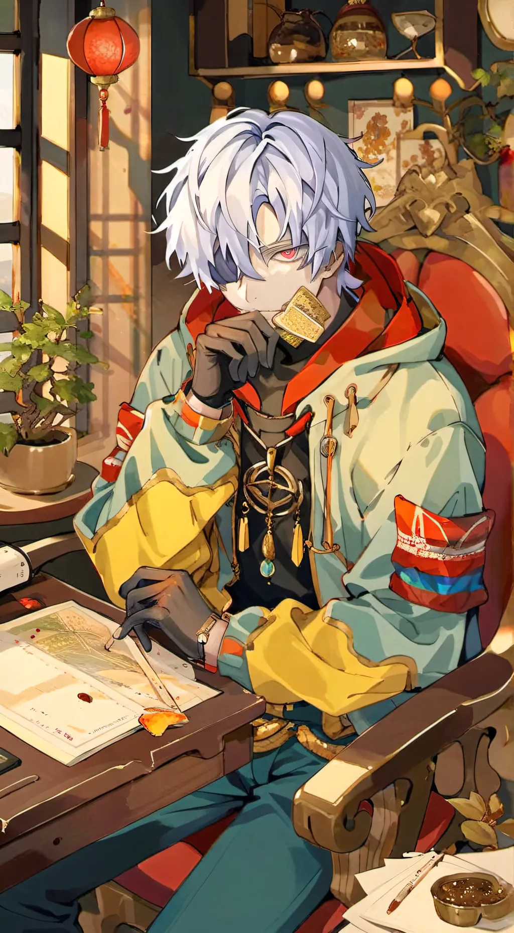 ai character: Shigaraki  background