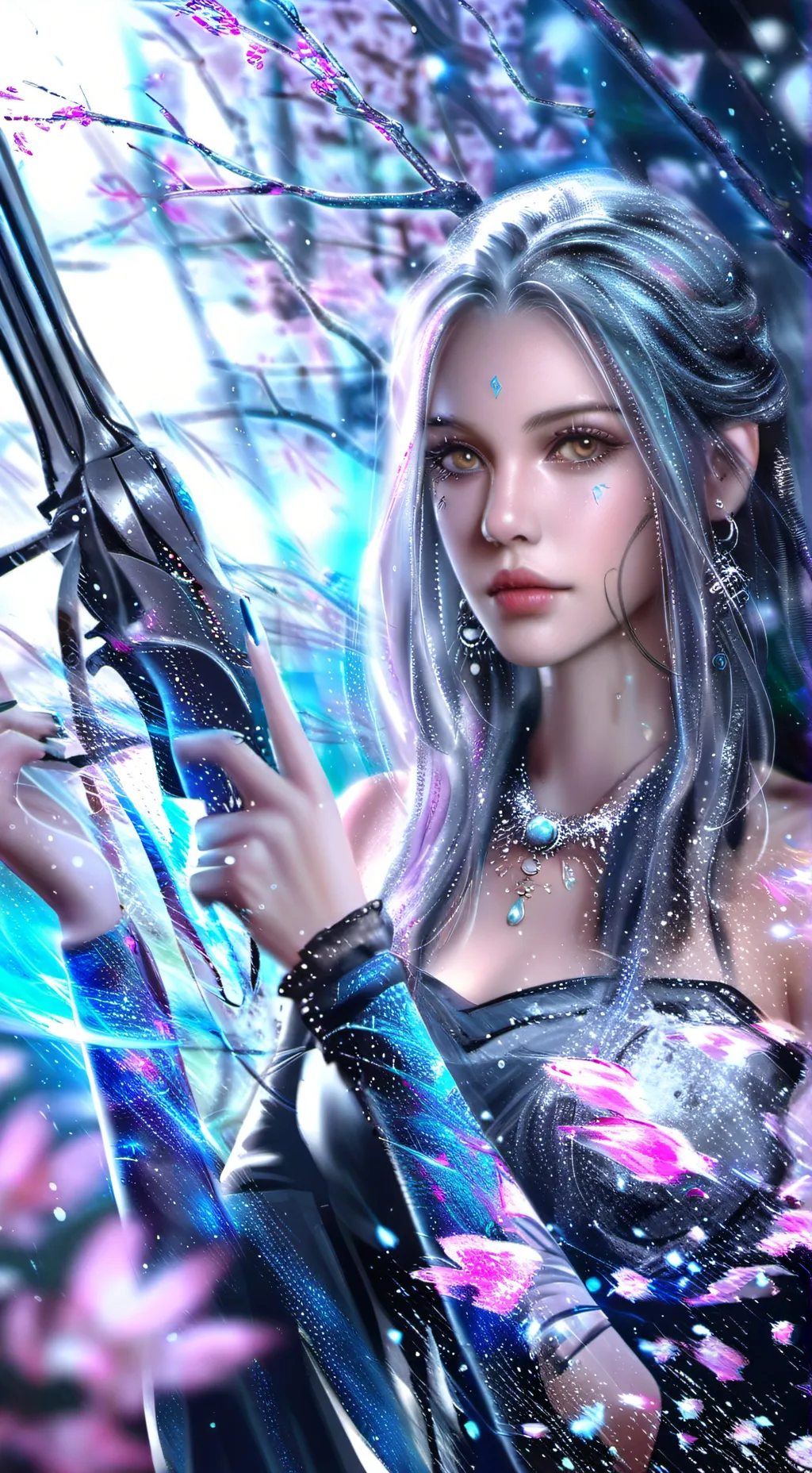 ai character: art background