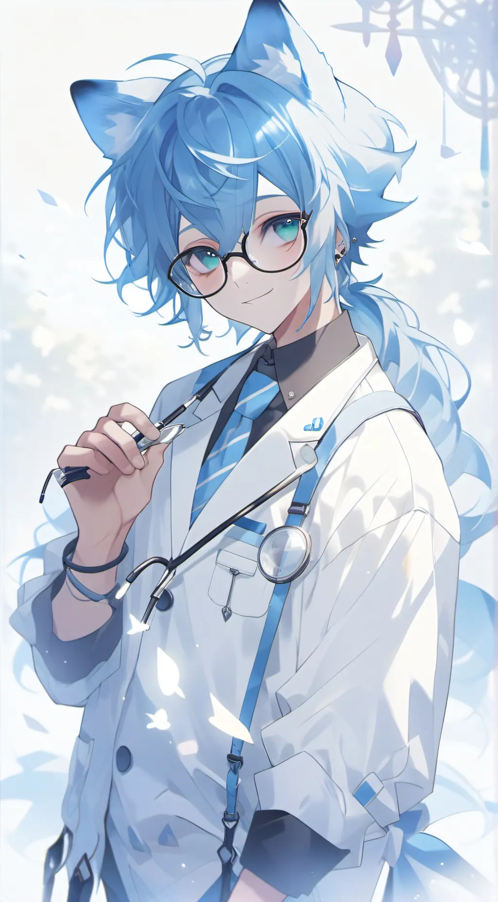 ai character: dentiste enfant background