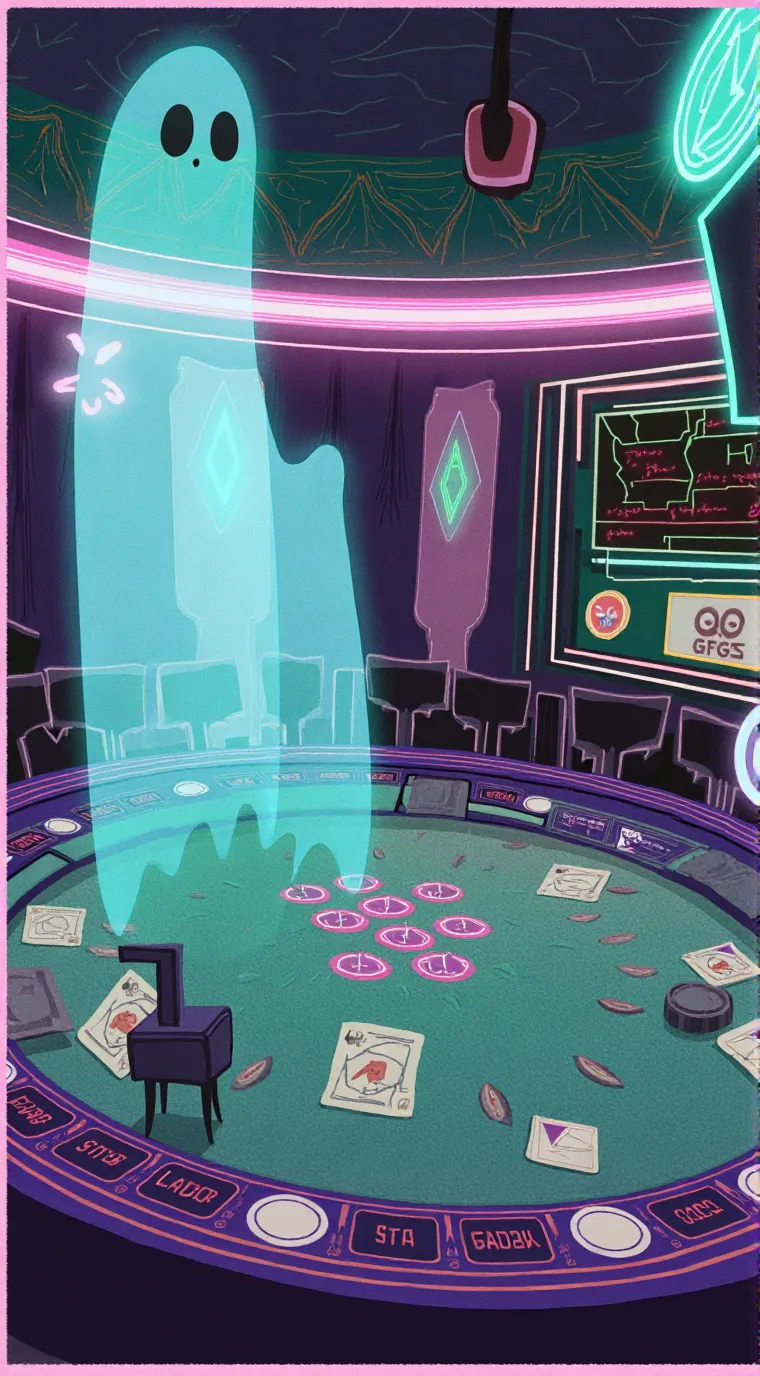 ai character: HauntedCasino background