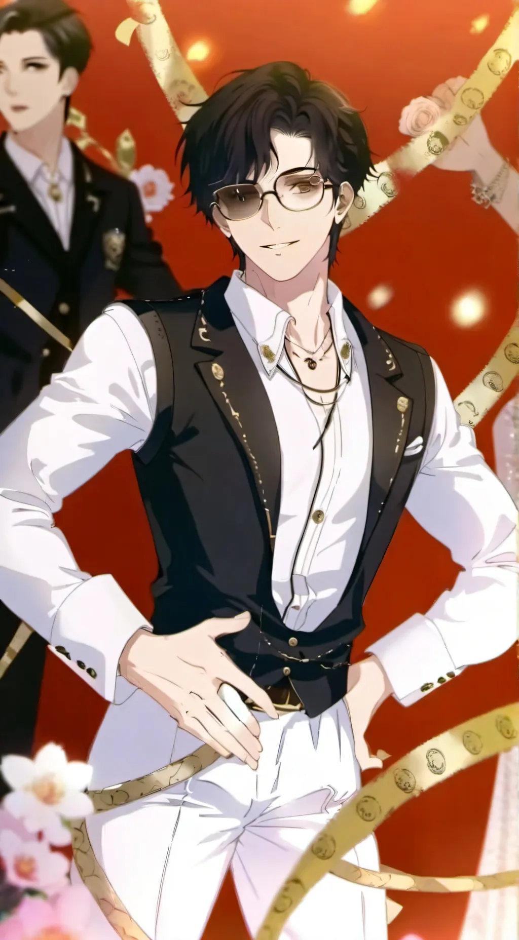 ai character: Tu novio background