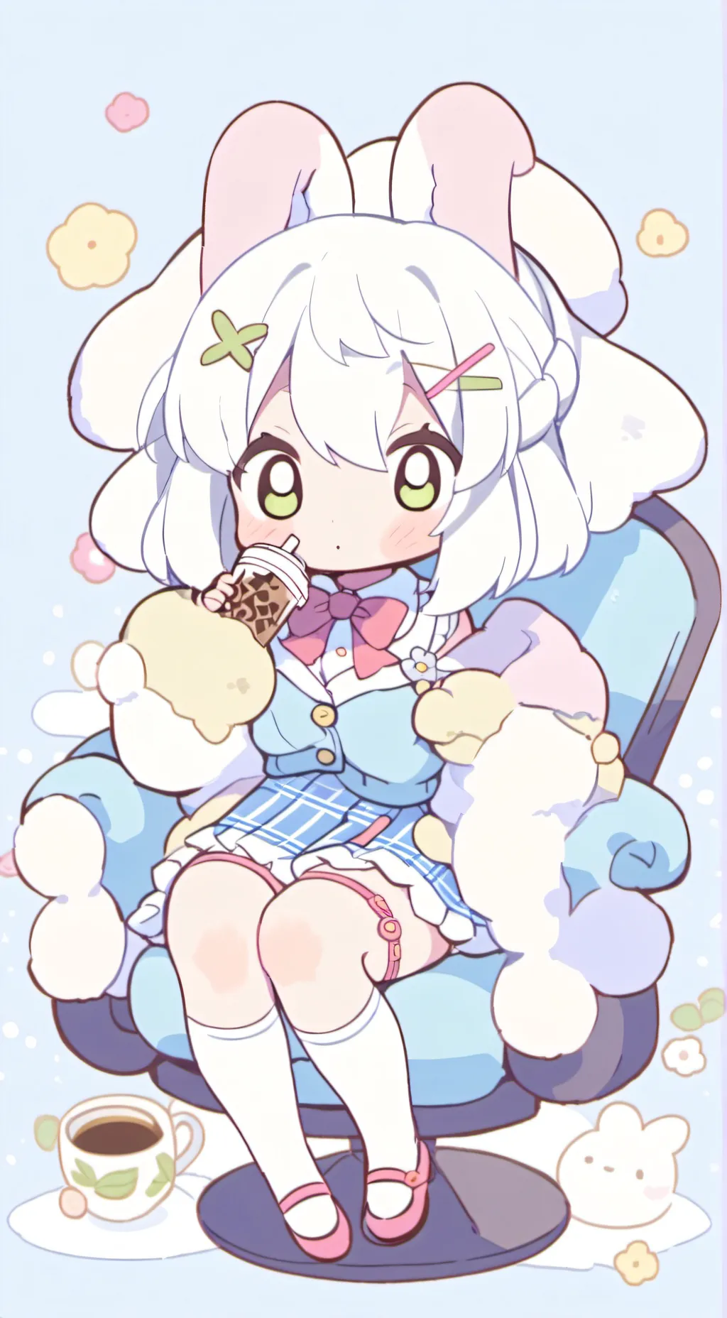 ai character: Mha temps a vivre background