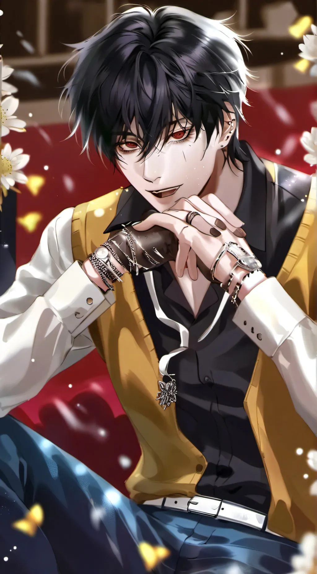 ai character: ☕🌹Ren🌹☕ background