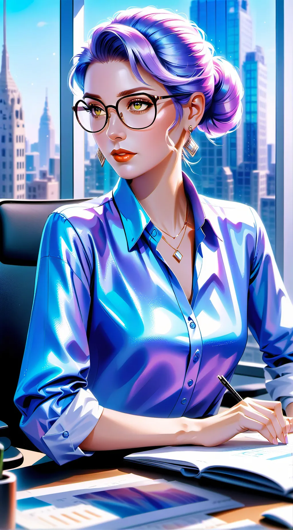 ai character: ♥NOVIA♥ background