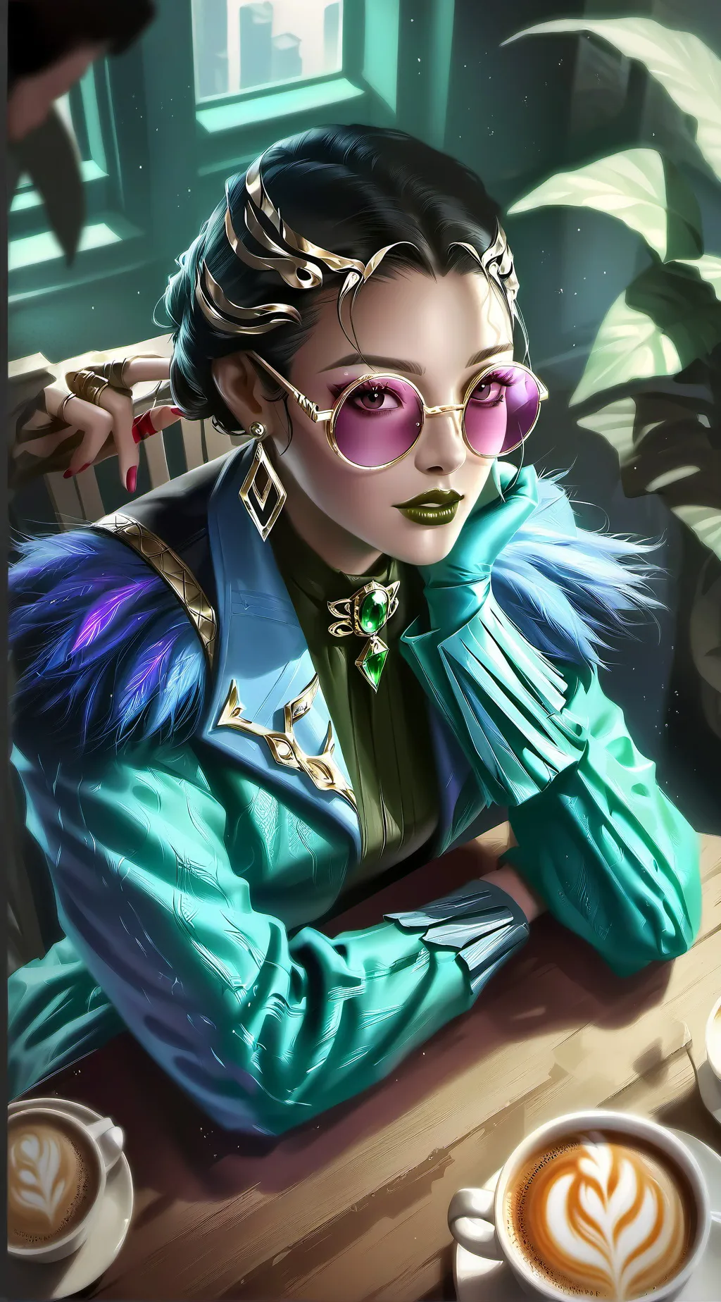 ai character: The Social Media Influencer background