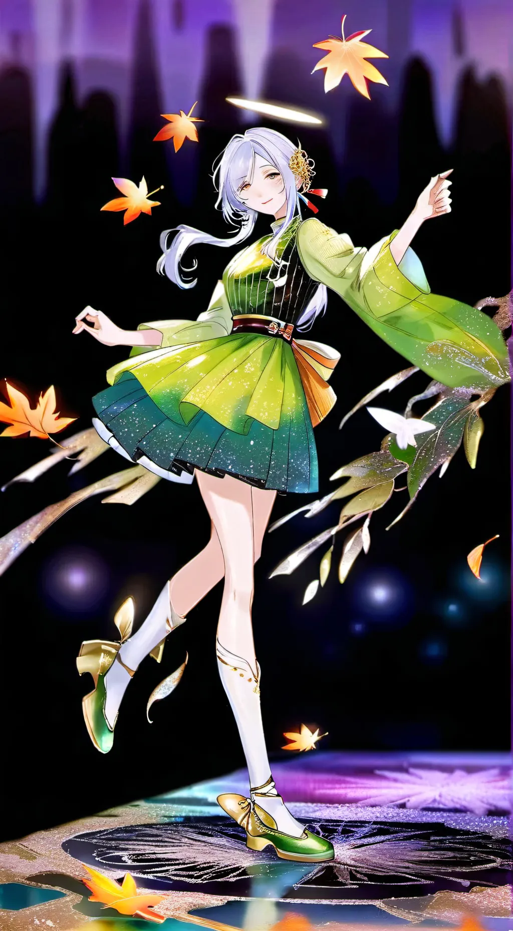 ai character: Angel sprunki oc background