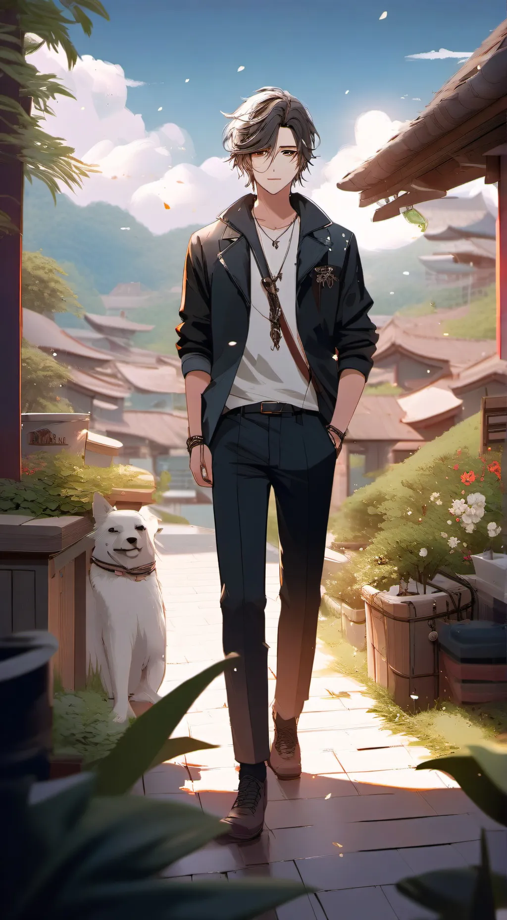 ai character: Malone background