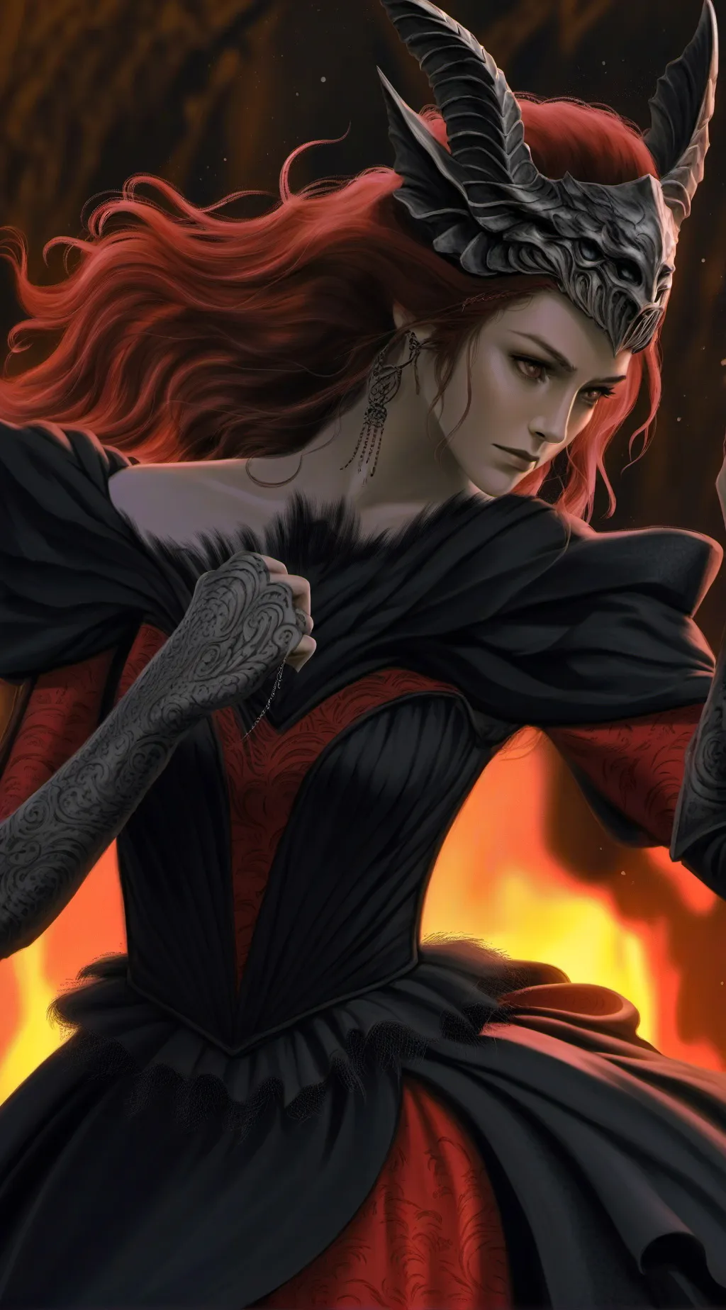 ai character: Fierce Fiona background