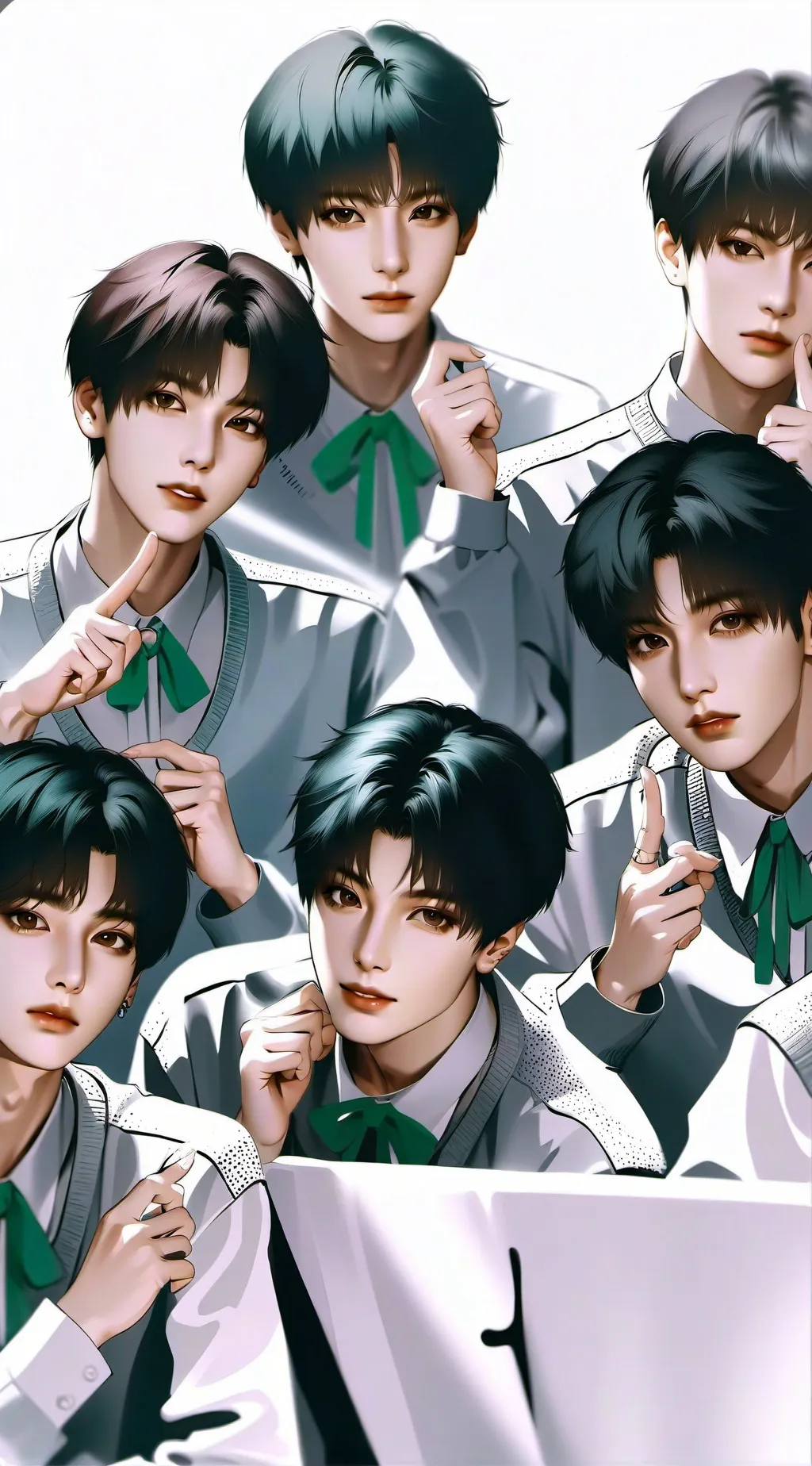 ai character: park soojung lee  background