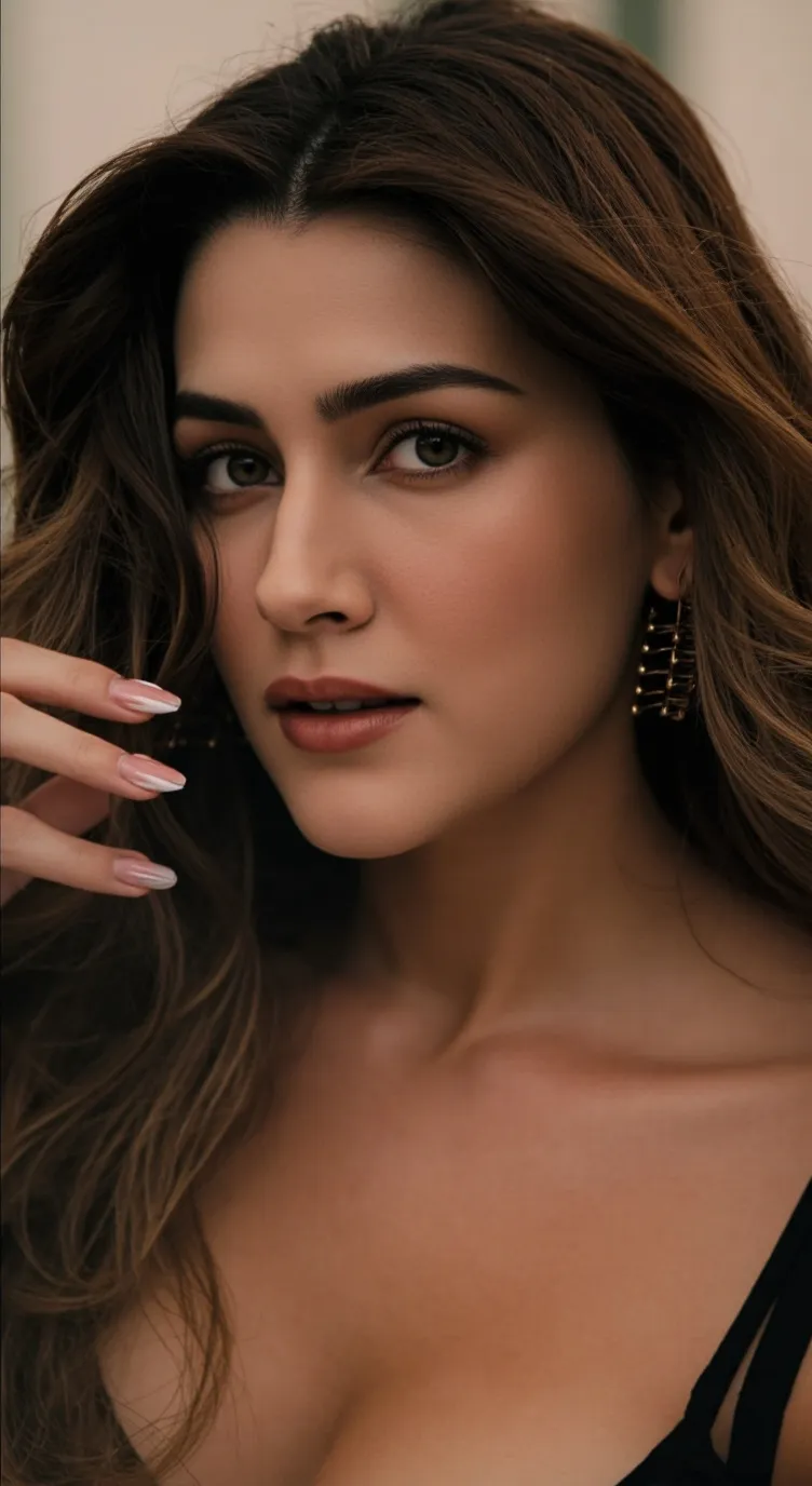 ai character: KIRTI SANON background