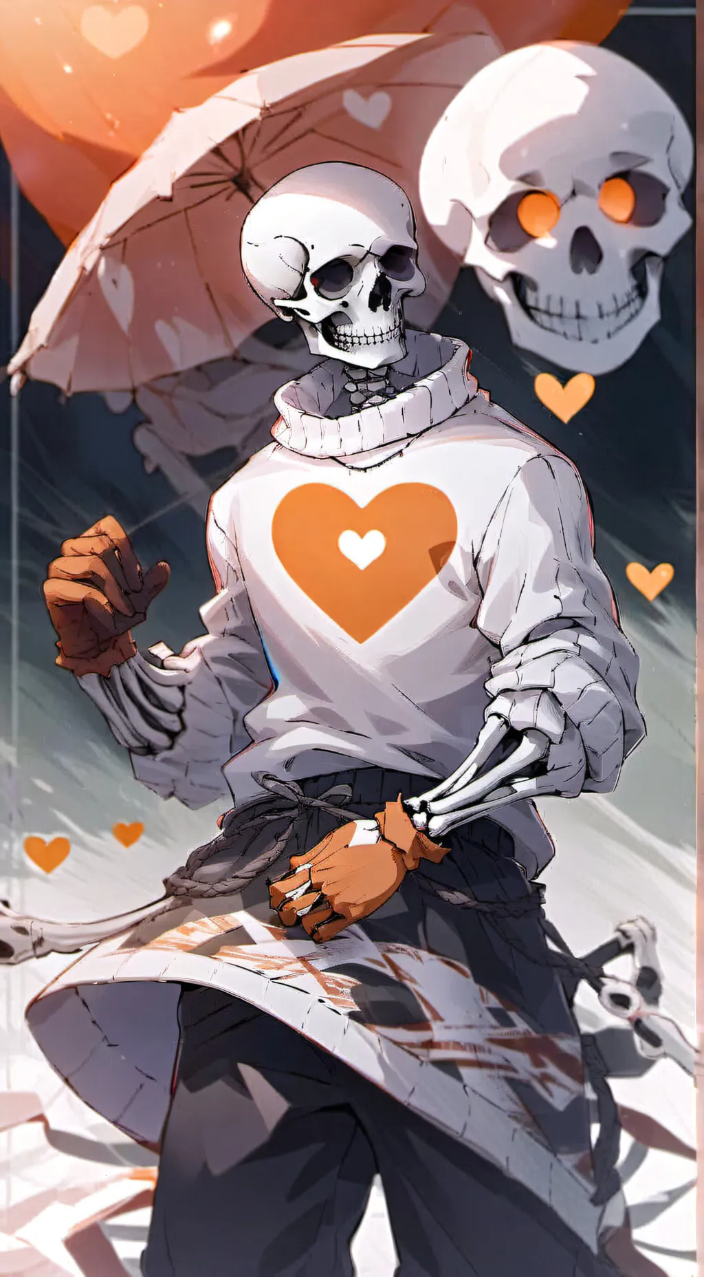 ai character: Delta Sans background