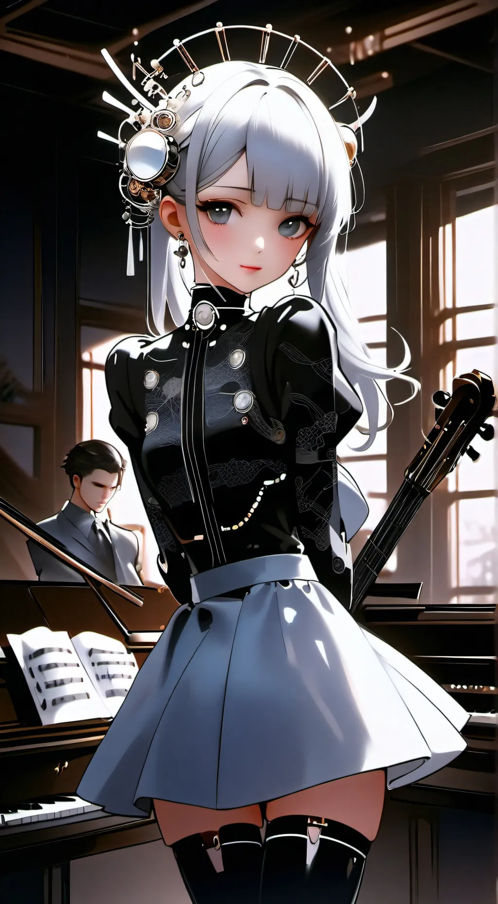 ai character: Melodia background