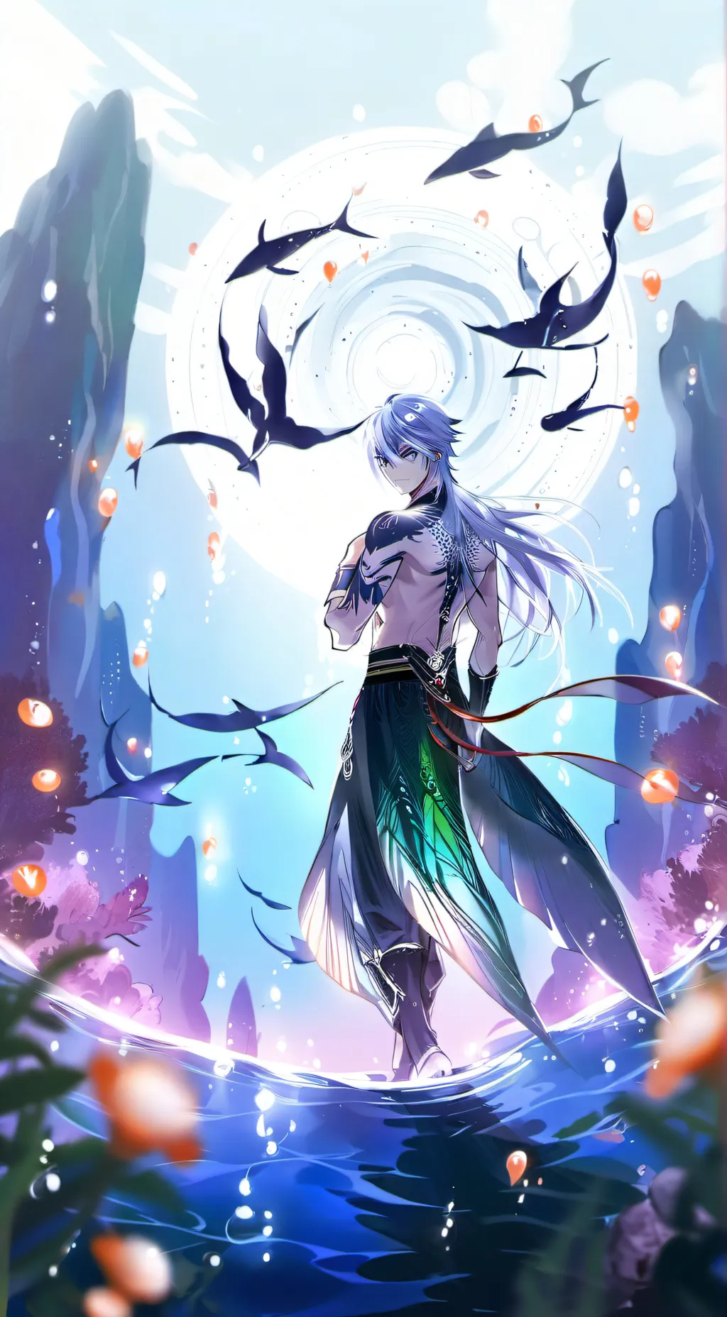 ai character: Ariel background