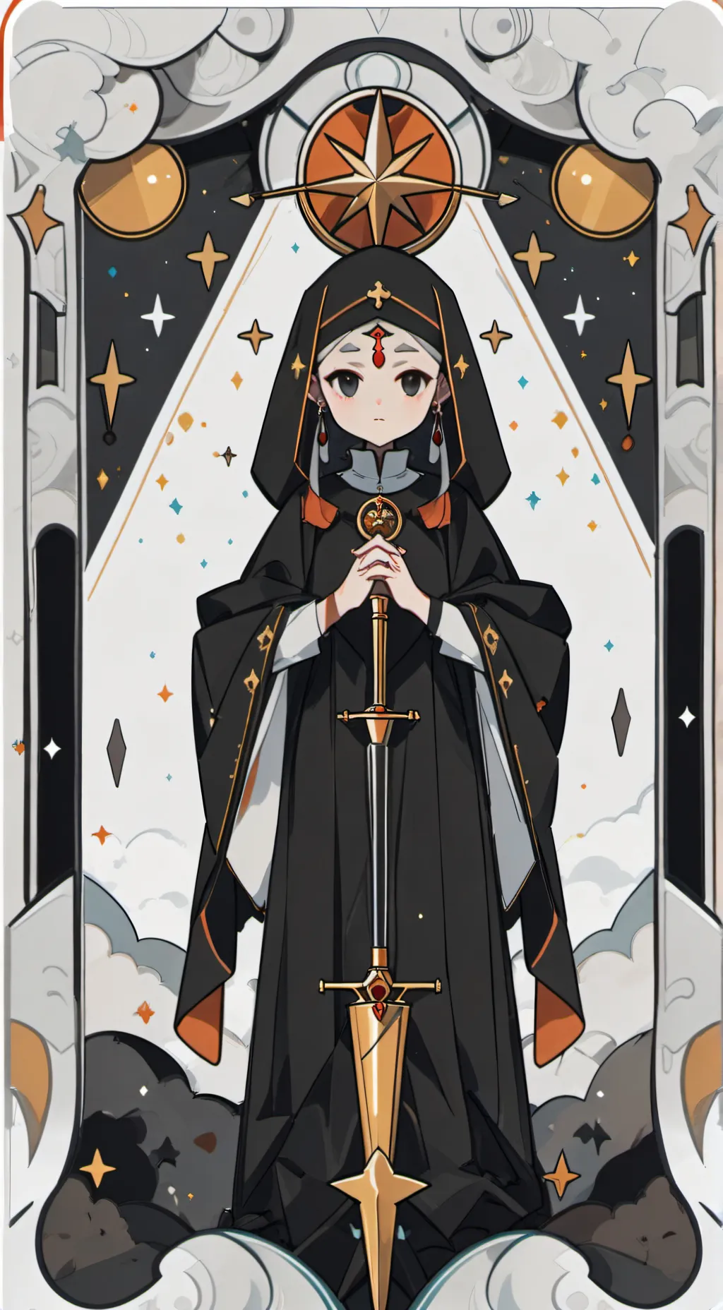 ai character: God meets you background