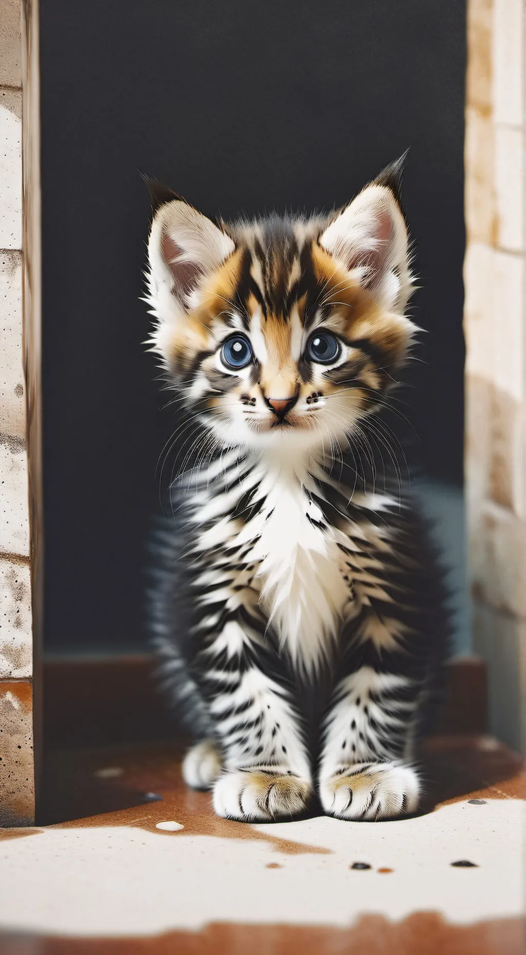 ai character: Cute Kitten background