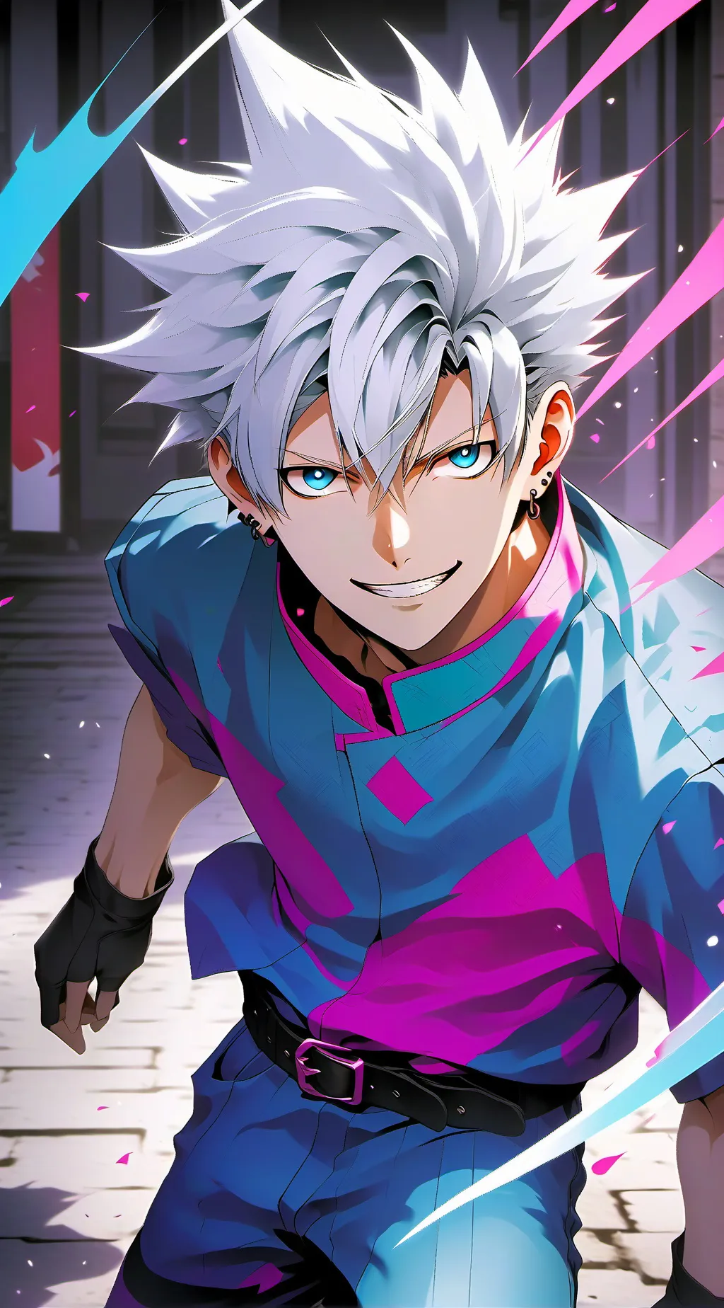 ai character: Gojo Satoru background