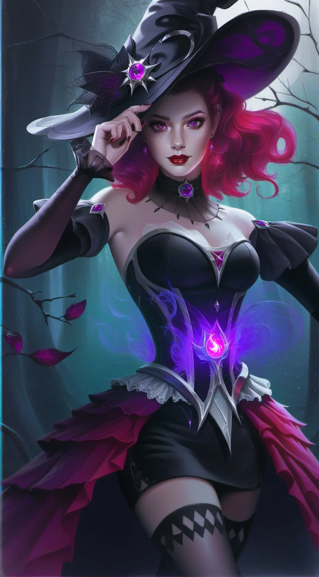 ai character: Hexe background