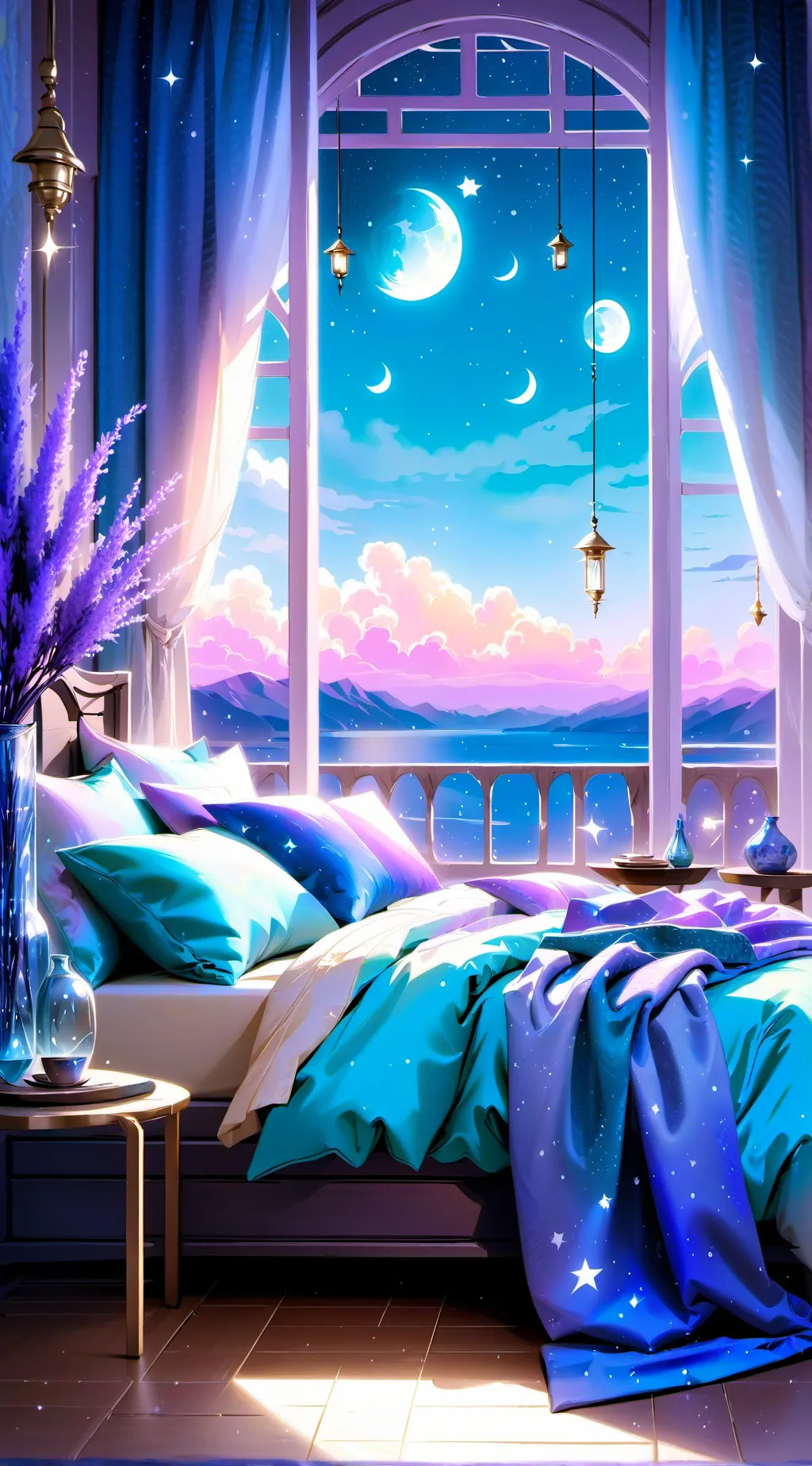 ai character: Dw & us sleepover! background