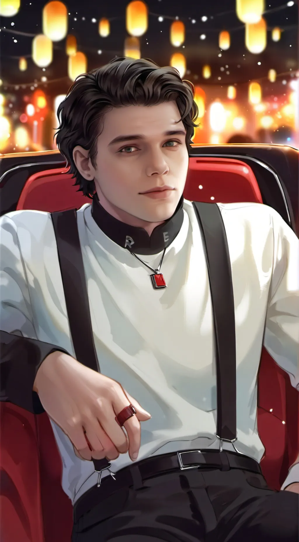 ai character: Théo background