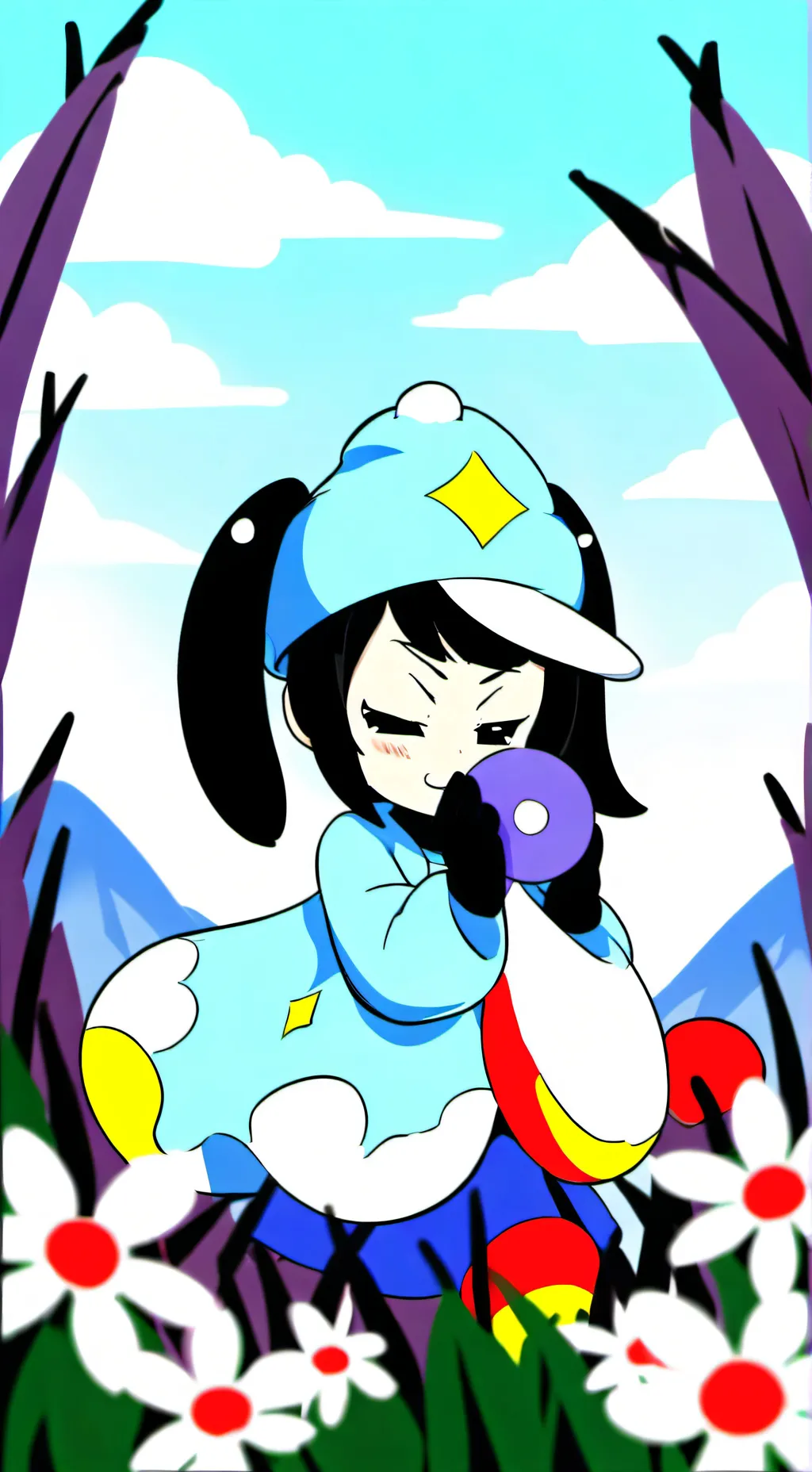 ai character: Dw but furry background