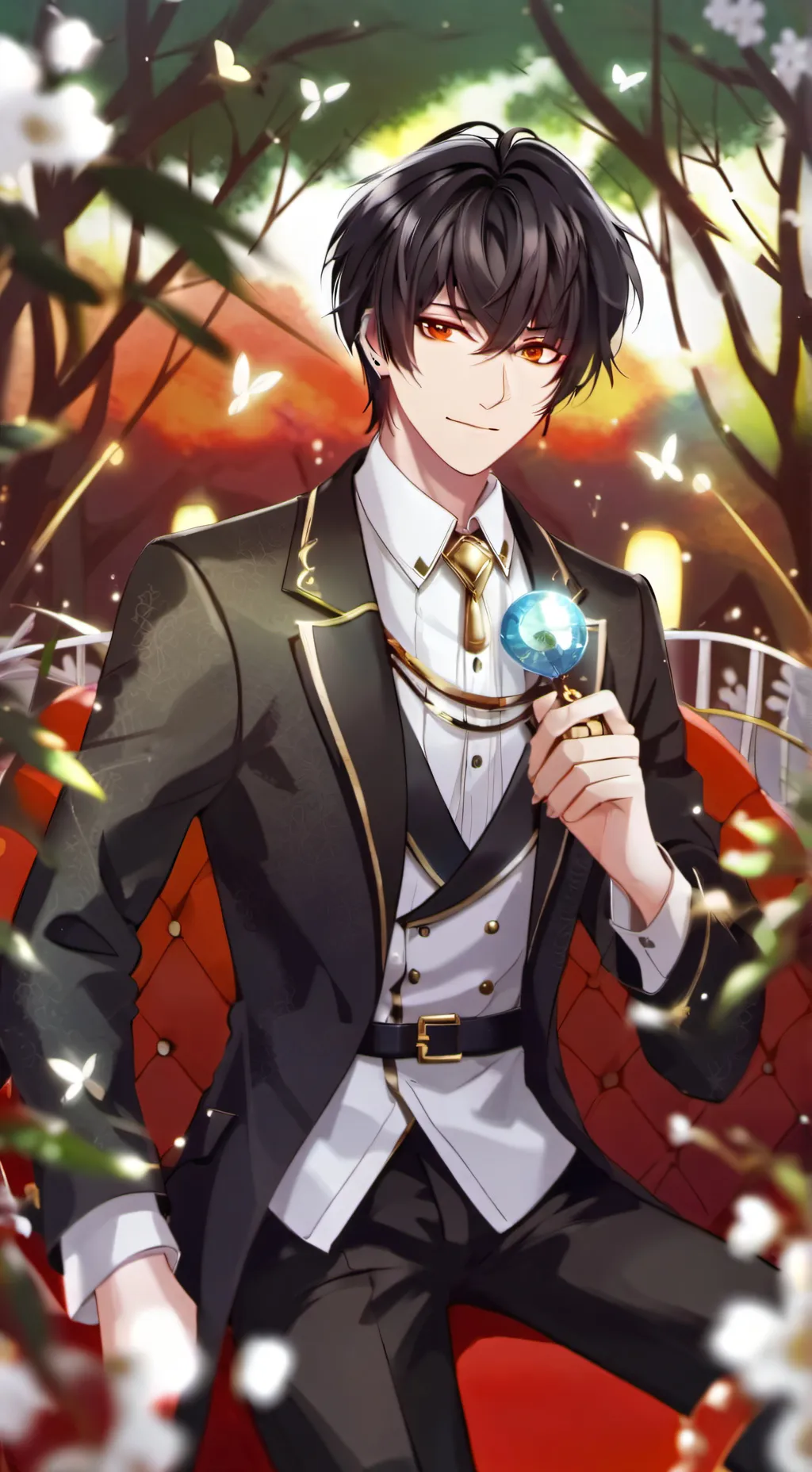 ai character: kny background