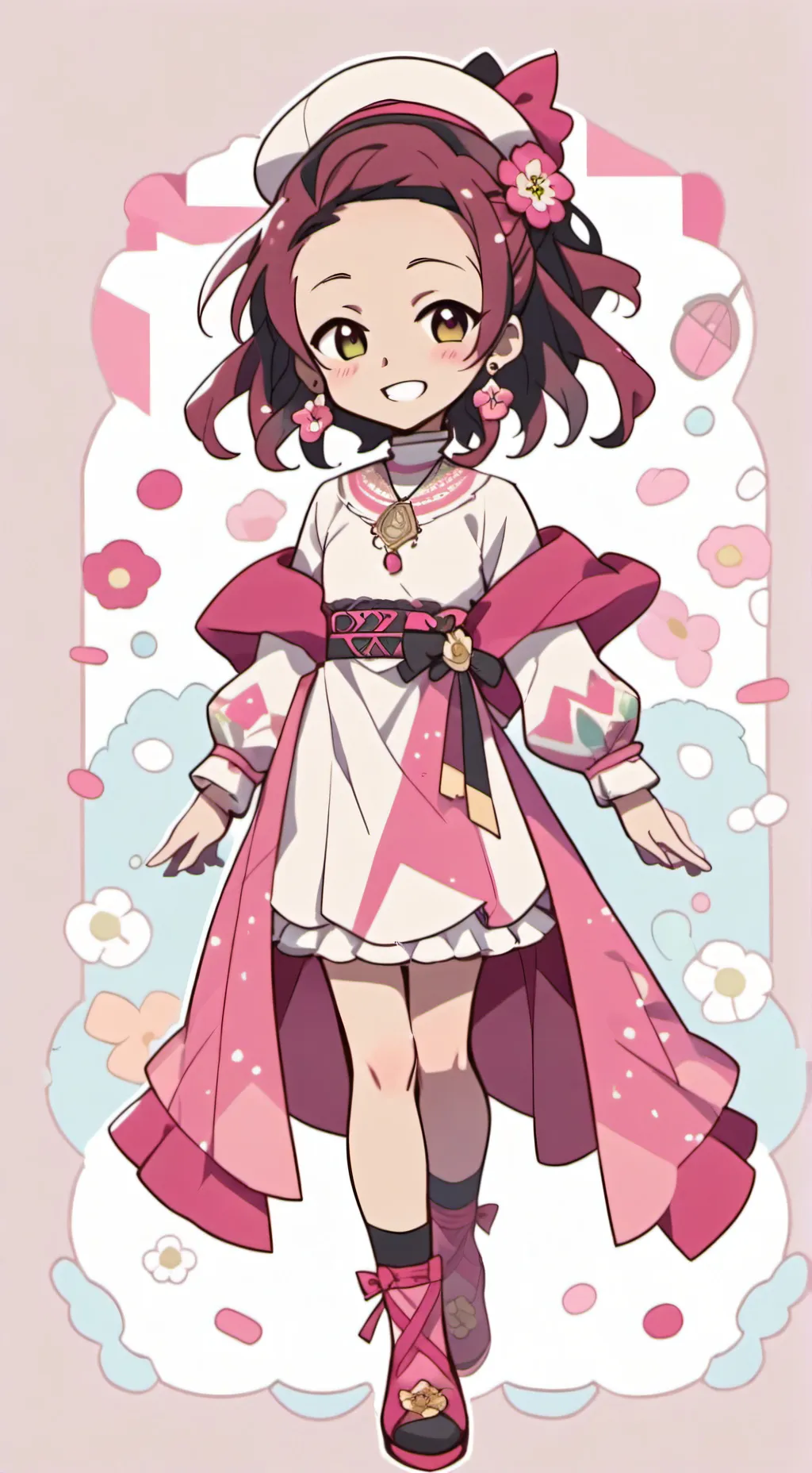 ai character: *-_-* background