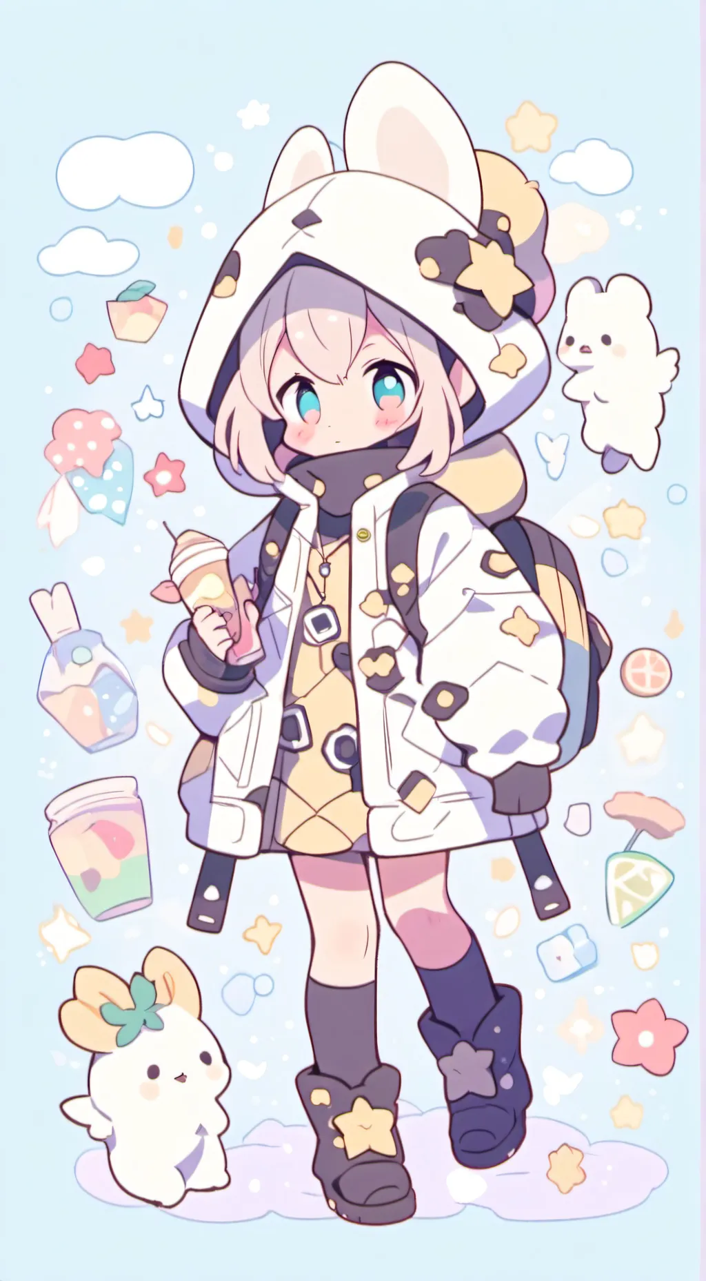 ai character: hailey background