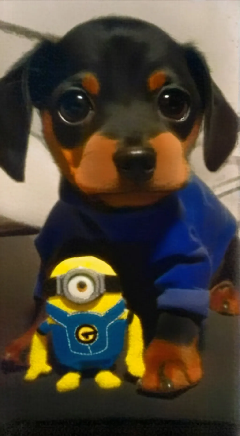 ai character: Minion dog background
