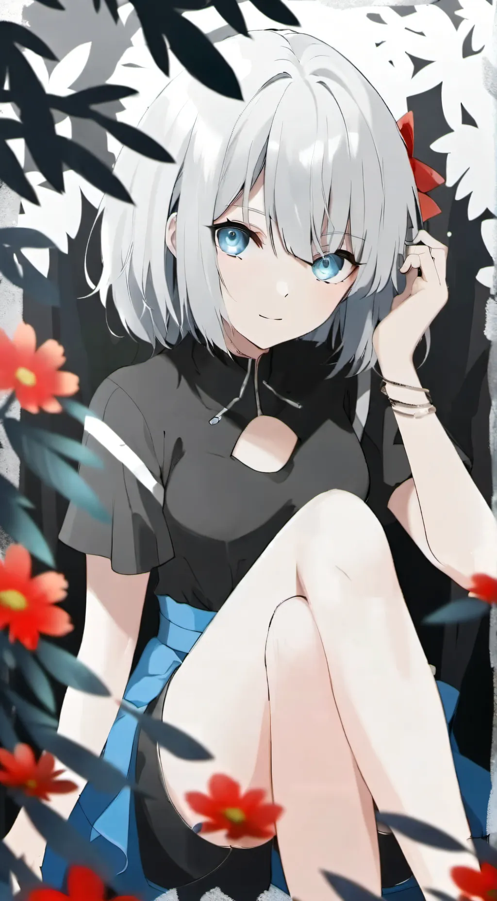 ai character:  Soto bakugo deku  background