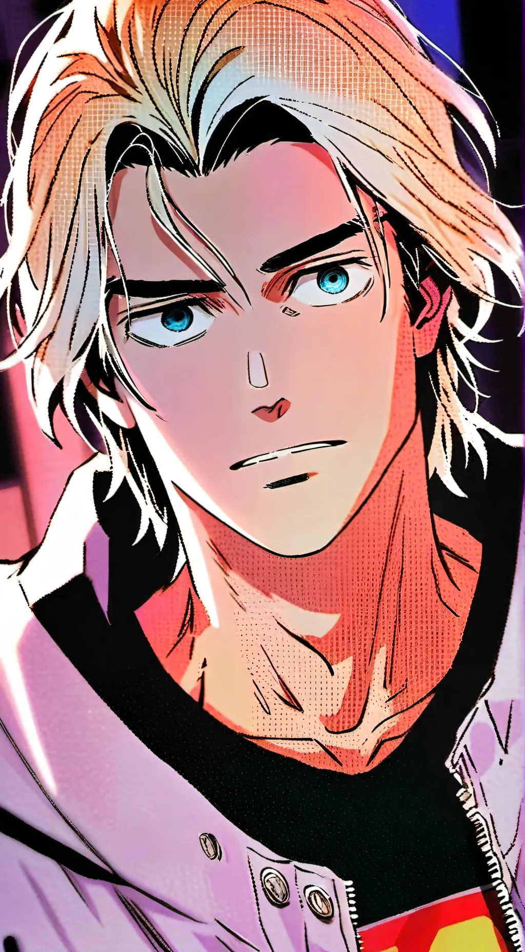 ai character: Blonde-Tressed Riv background