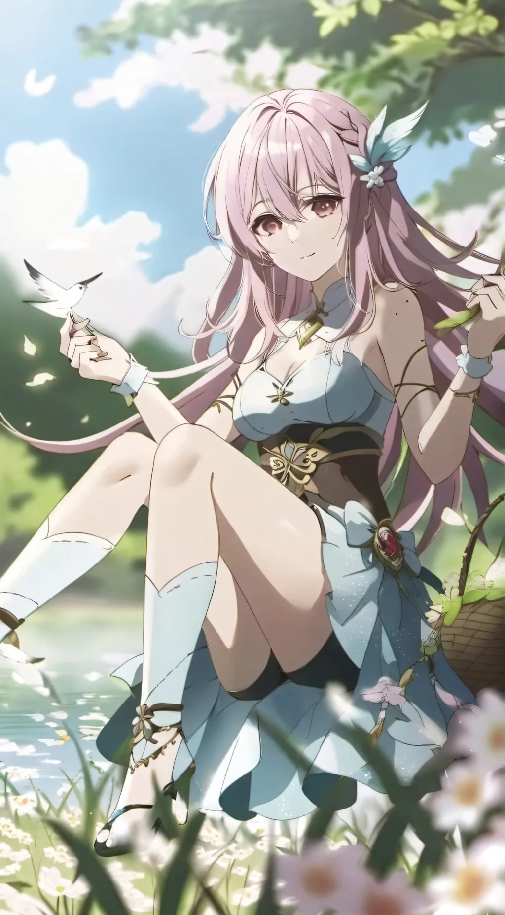 ai character: cutie pie background