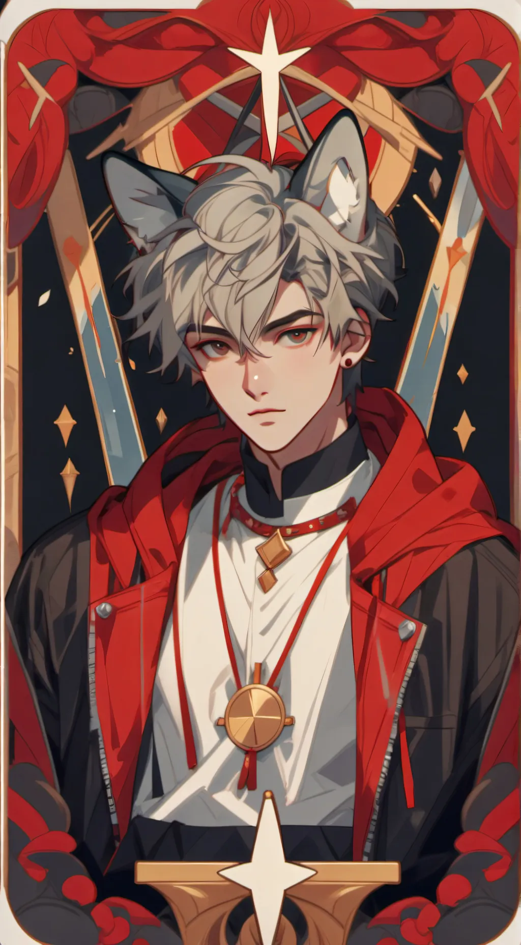 ai character: Adrien background