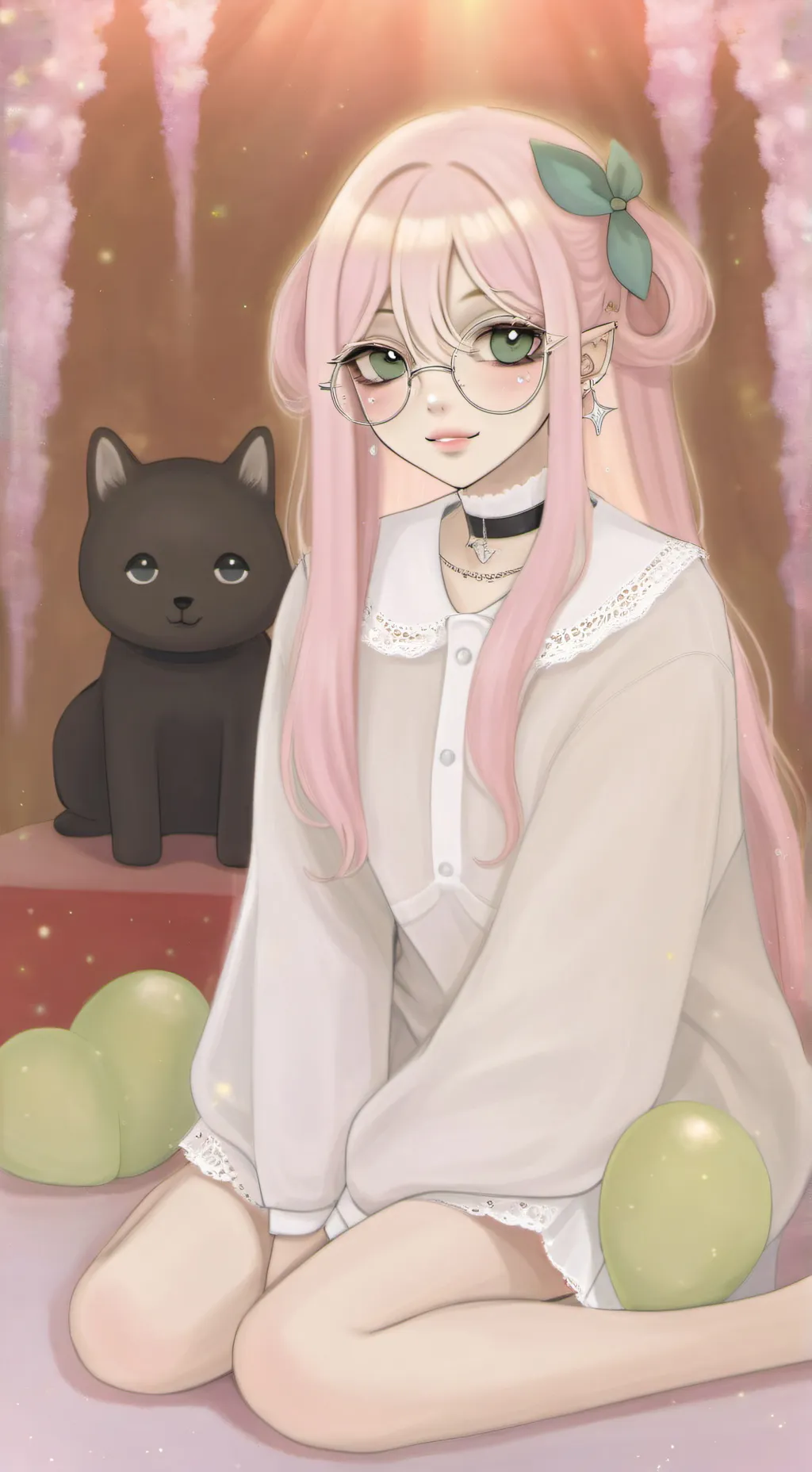 ai character: 🍩Sarah🍩 background