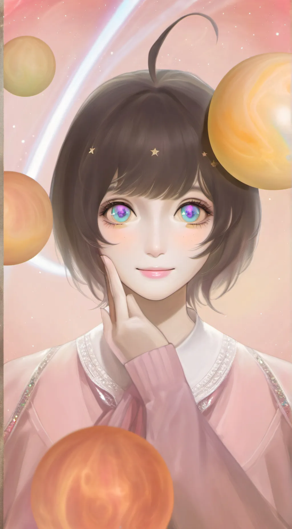 ai character: Gluxana background