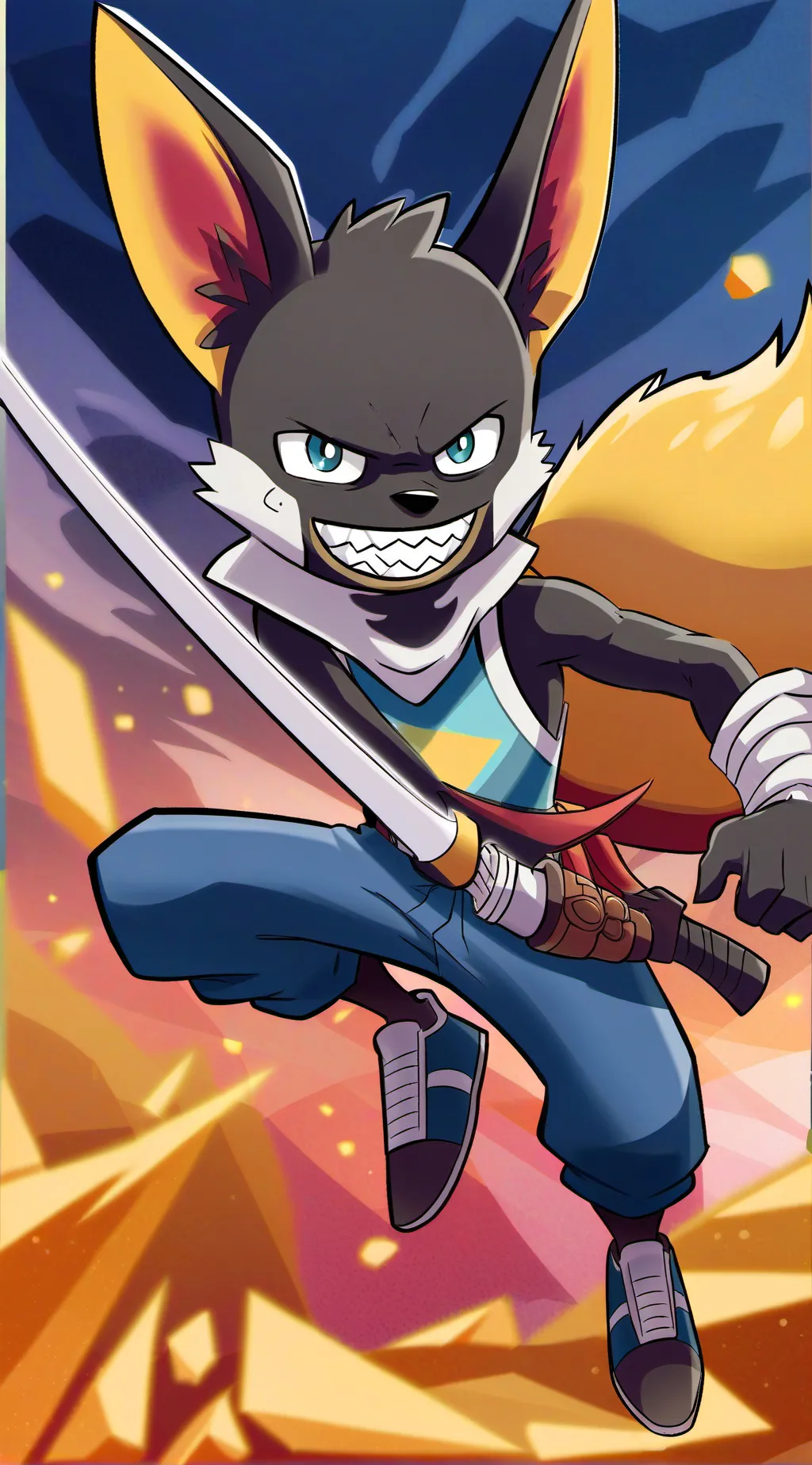 ai character: FPE chases U? background