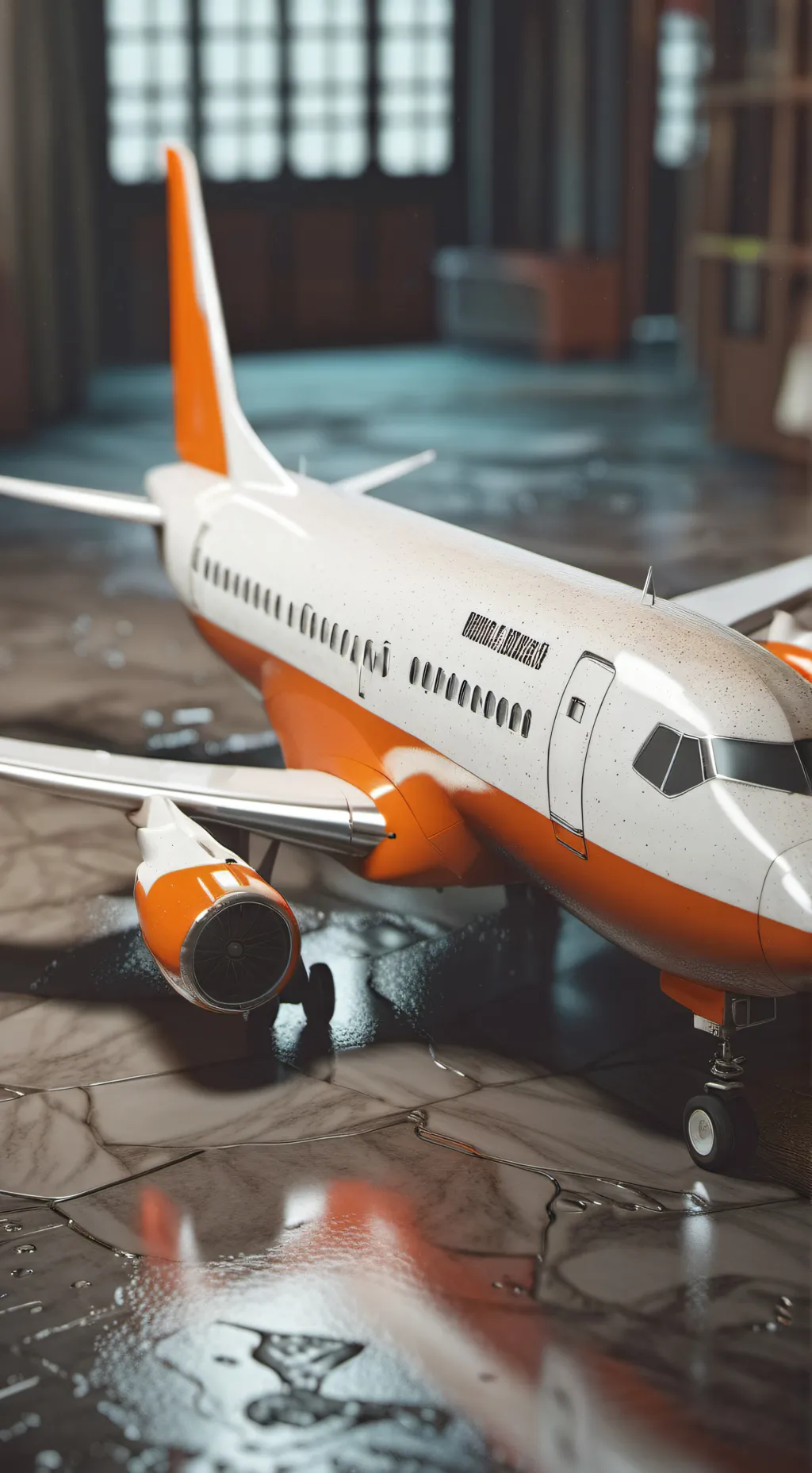 ai character: plane crash background