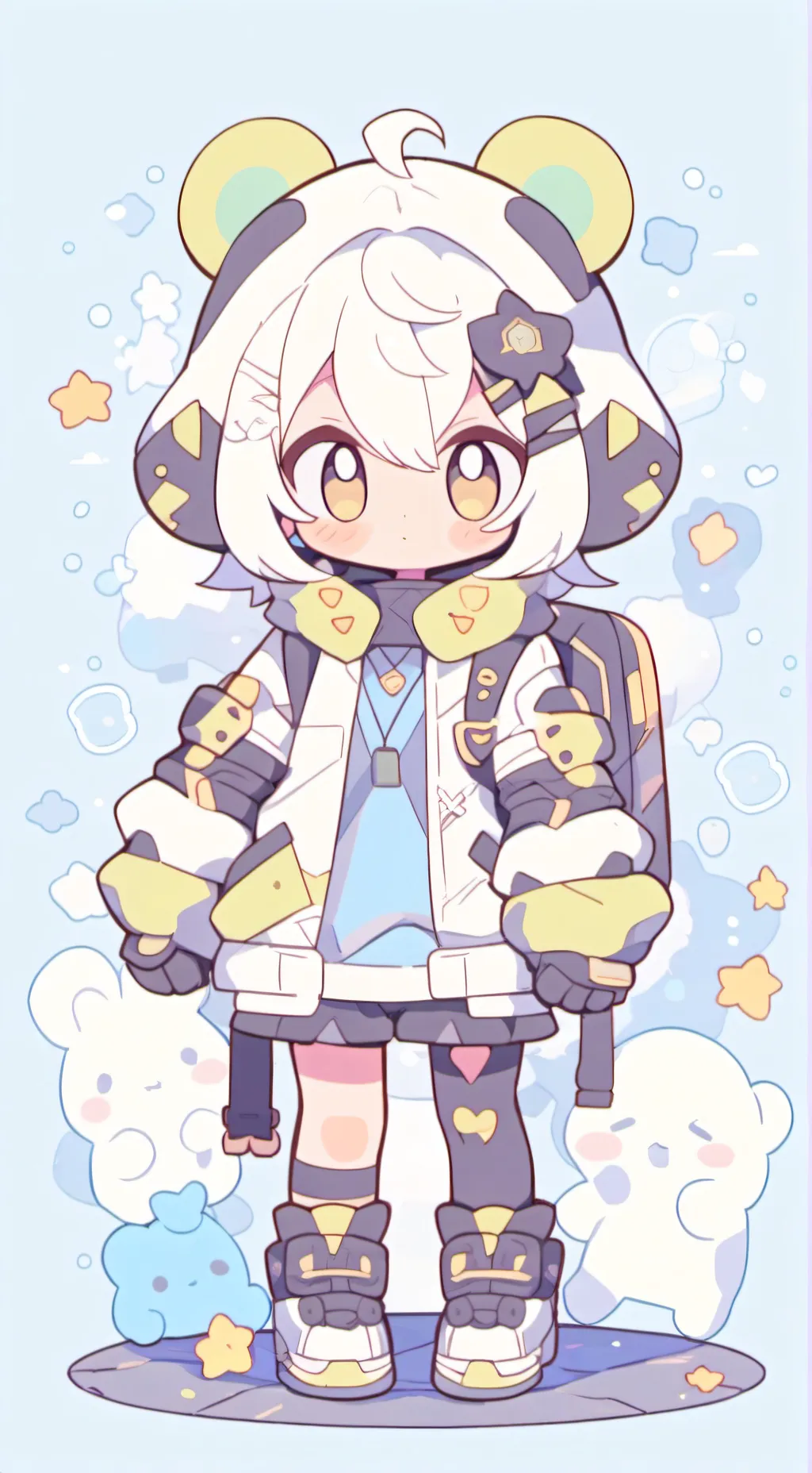 ai character: Violeta background