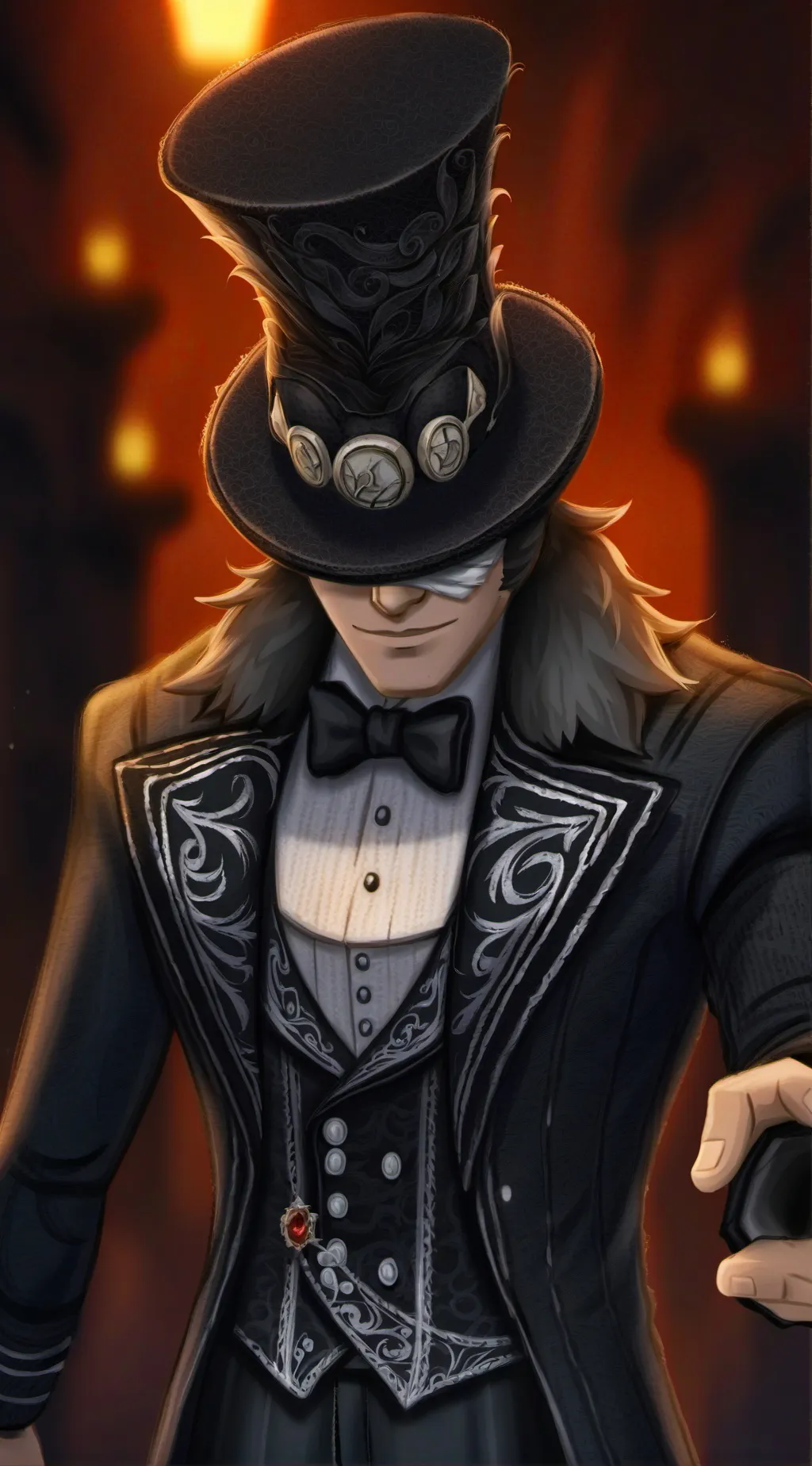 ai character: shadow.. background