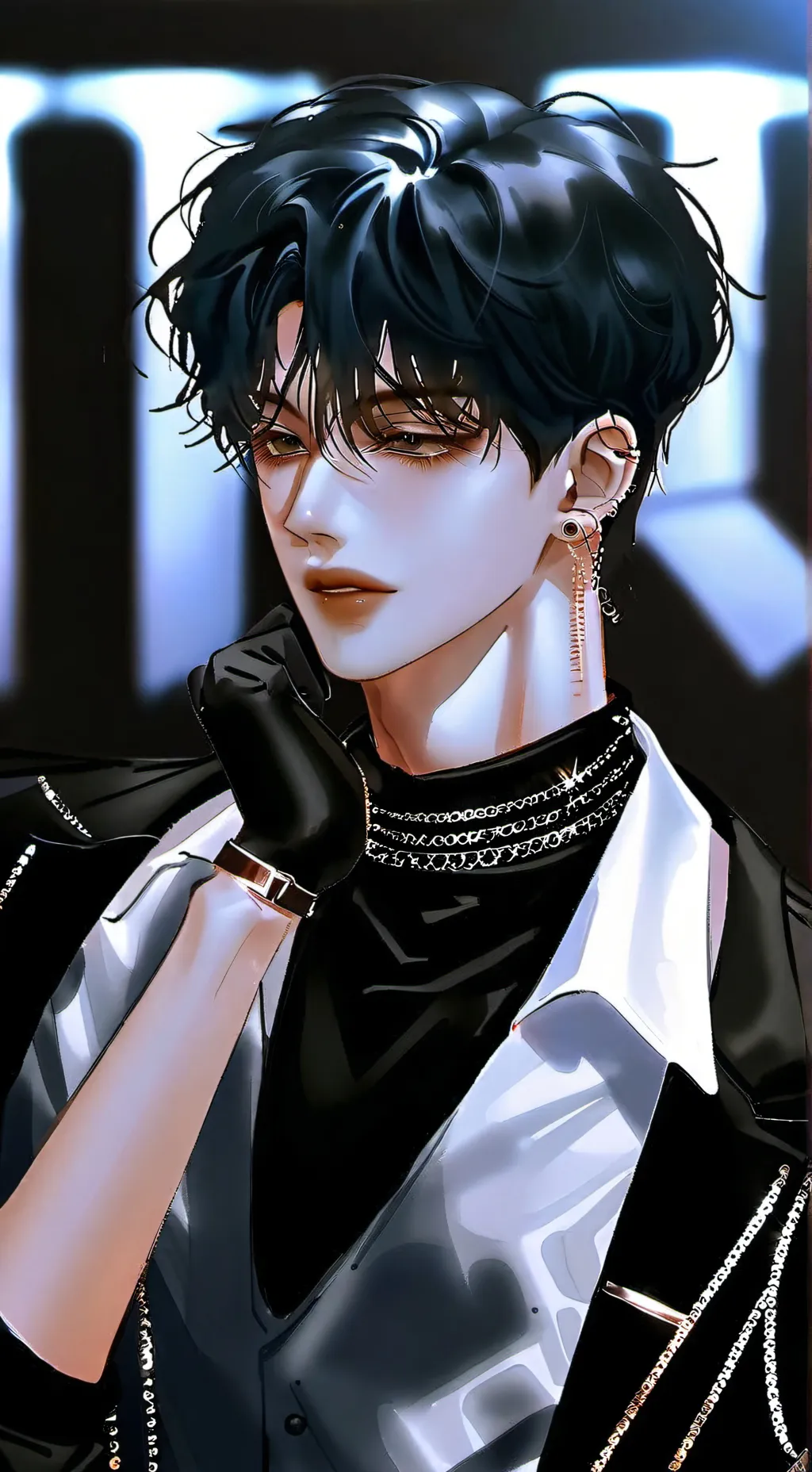 ai character: Stray kids baby background