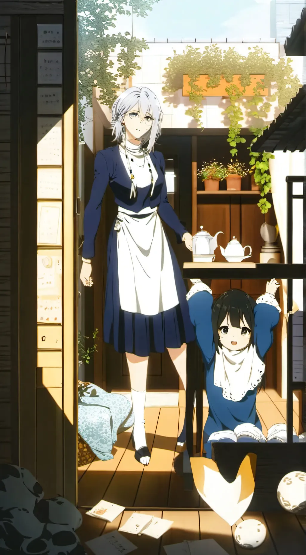 ai character: Maria  background