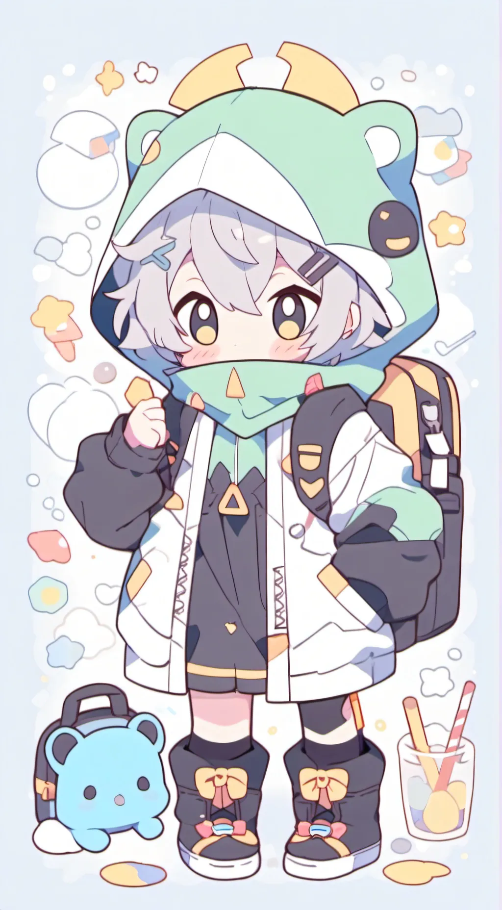 ai character: ✨Sprunki✨ background