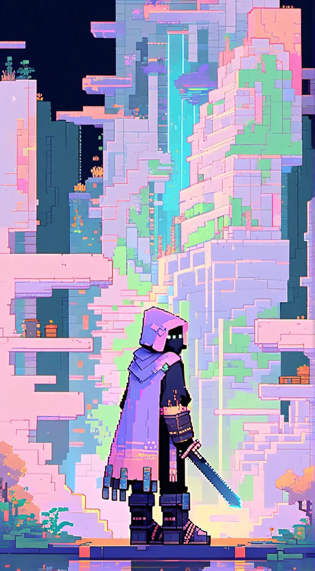 ai character: Minecraft RP background