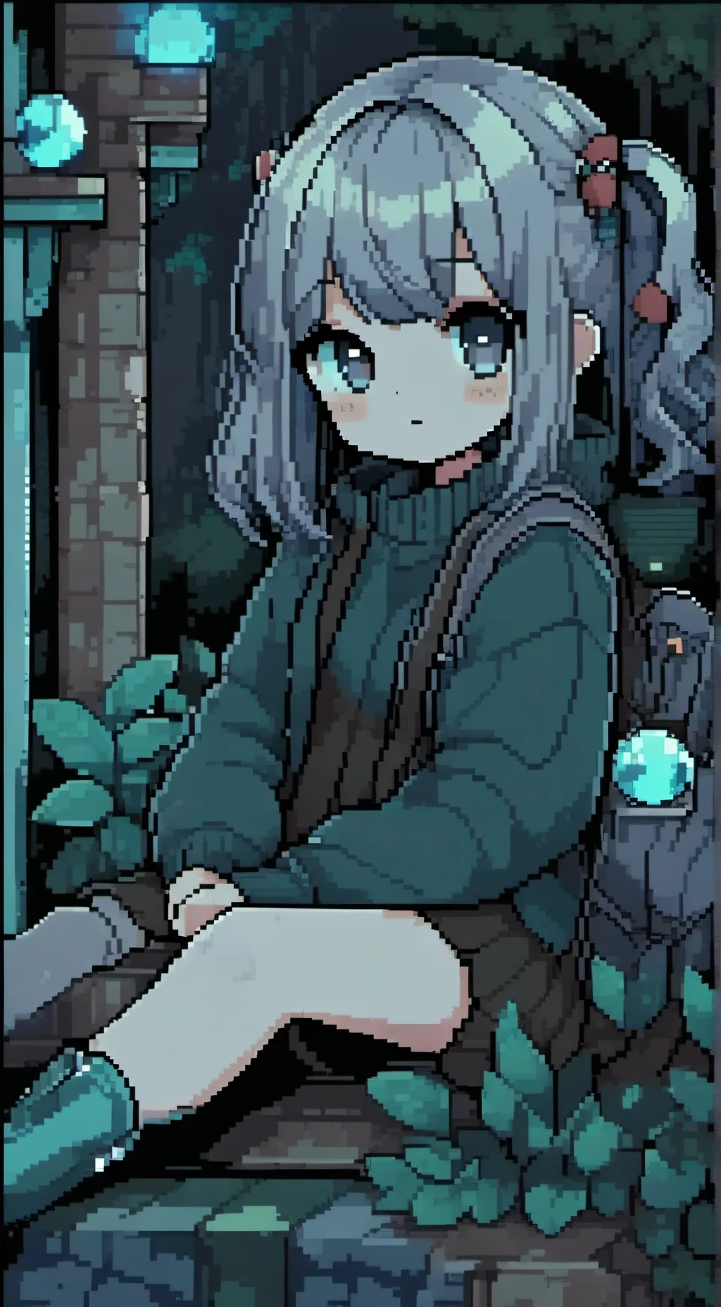 ai character: girl infection 2 background