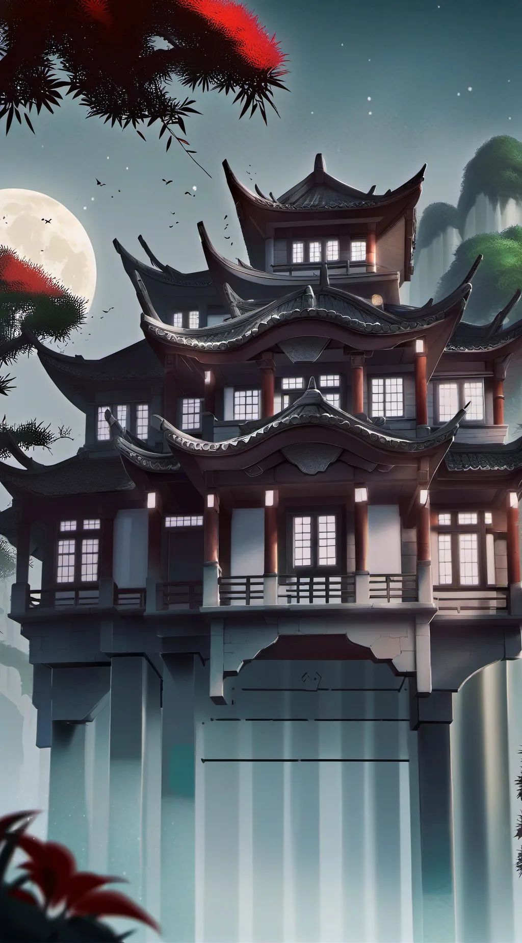 ai character: bop house 3 background