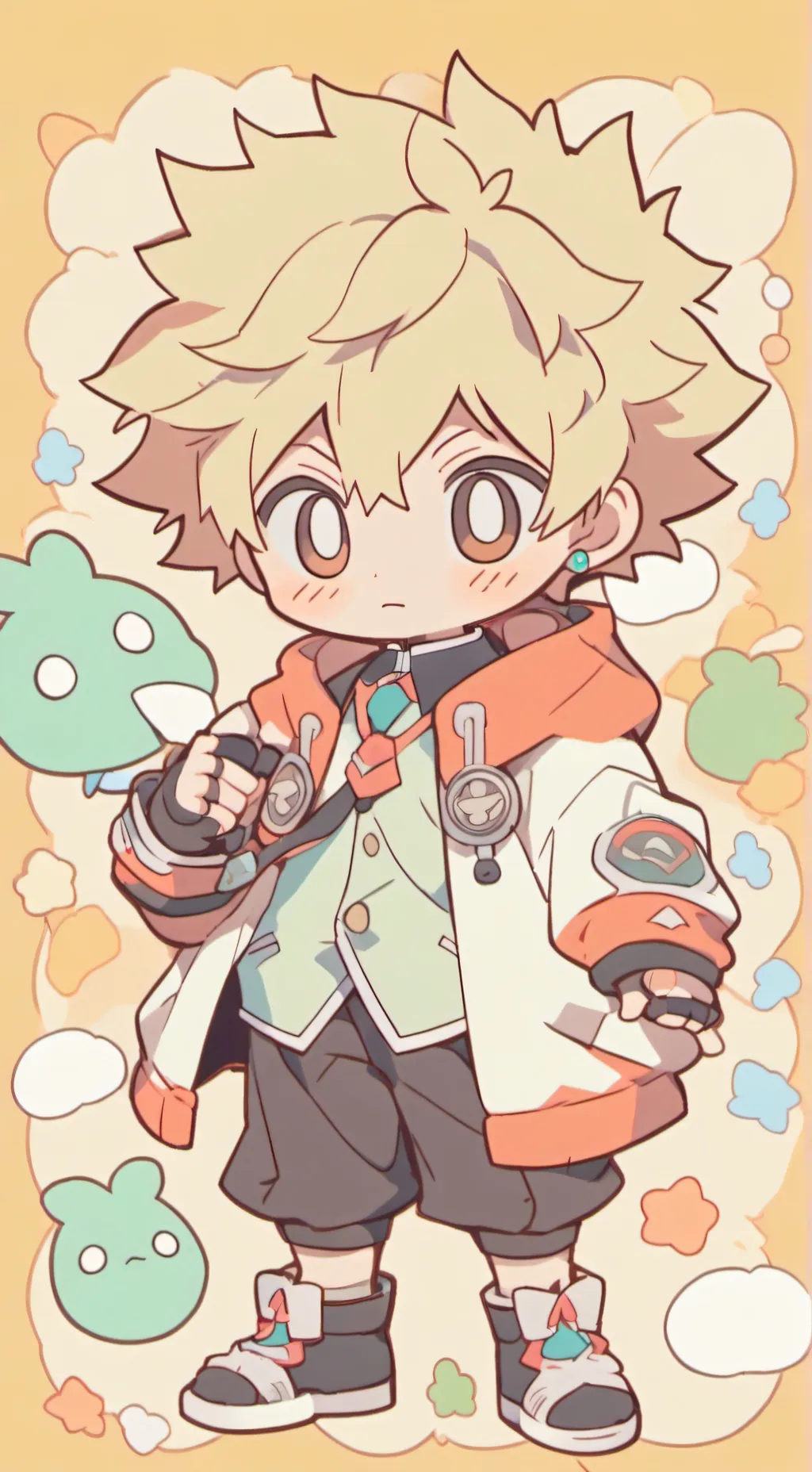 ai character: Child bakugo background
