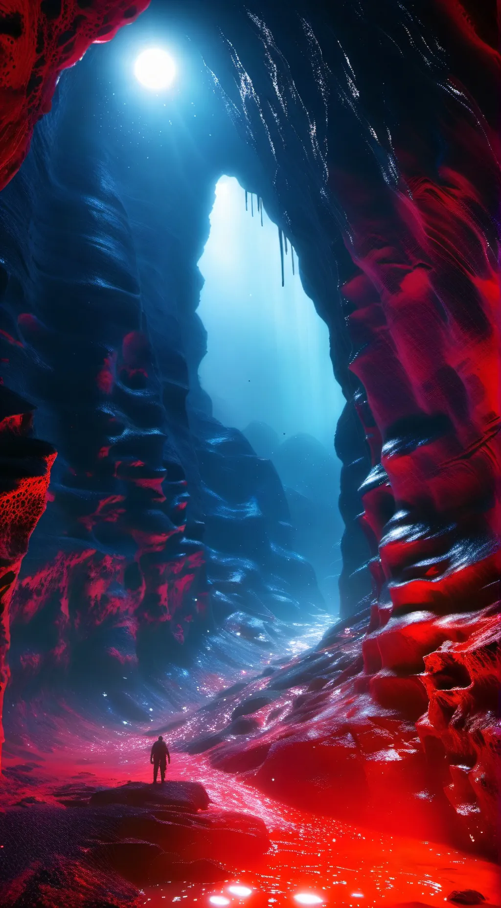 ai character: ..blood cave..... background