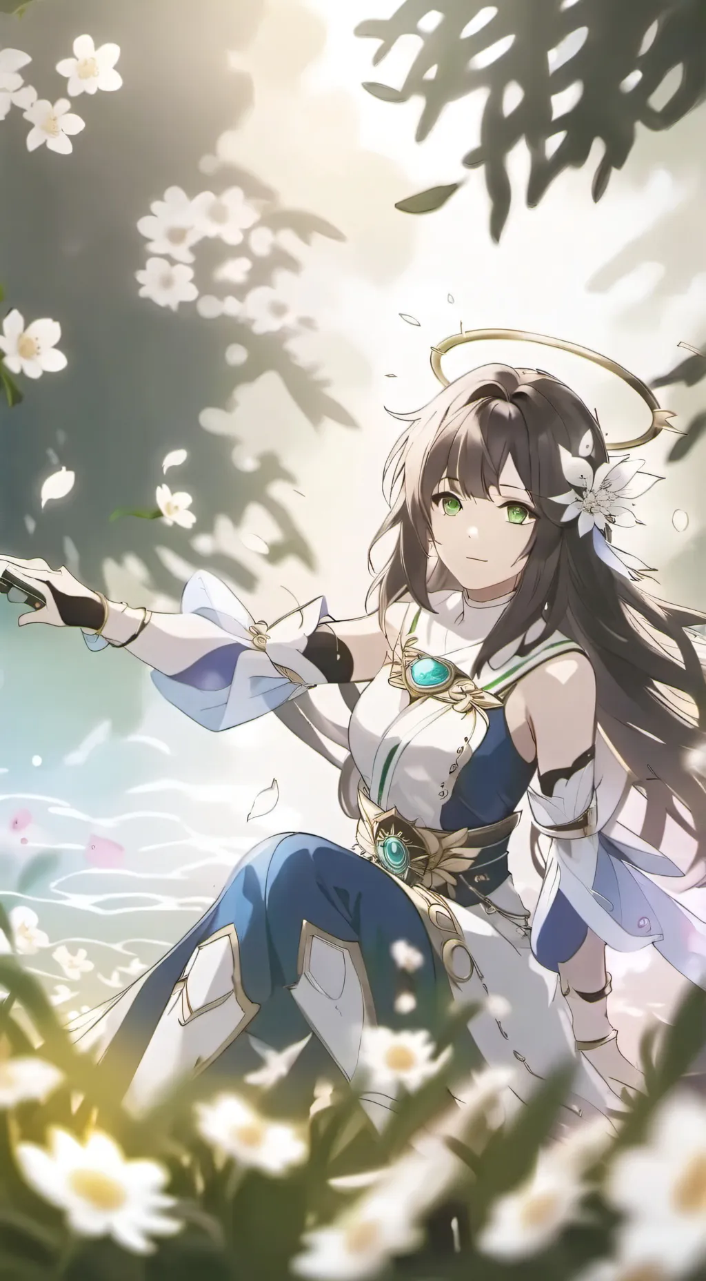 ai character: grace(angle) background