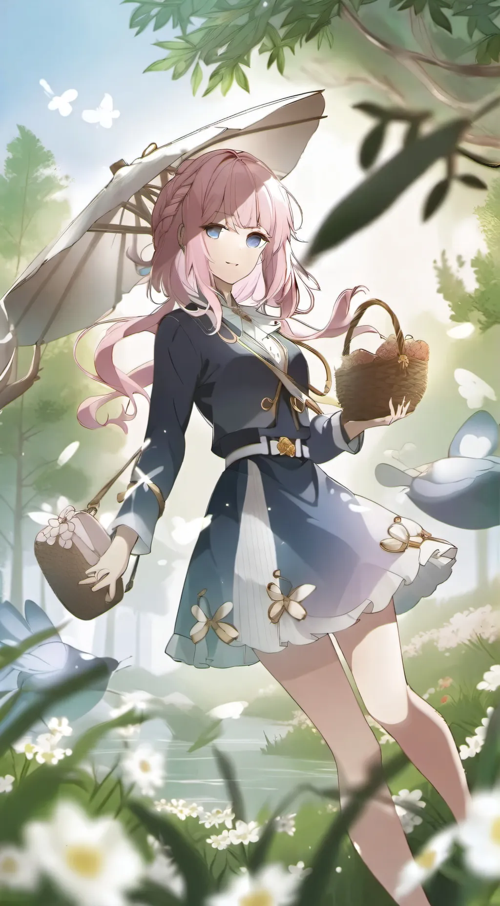 ai character: Аня background