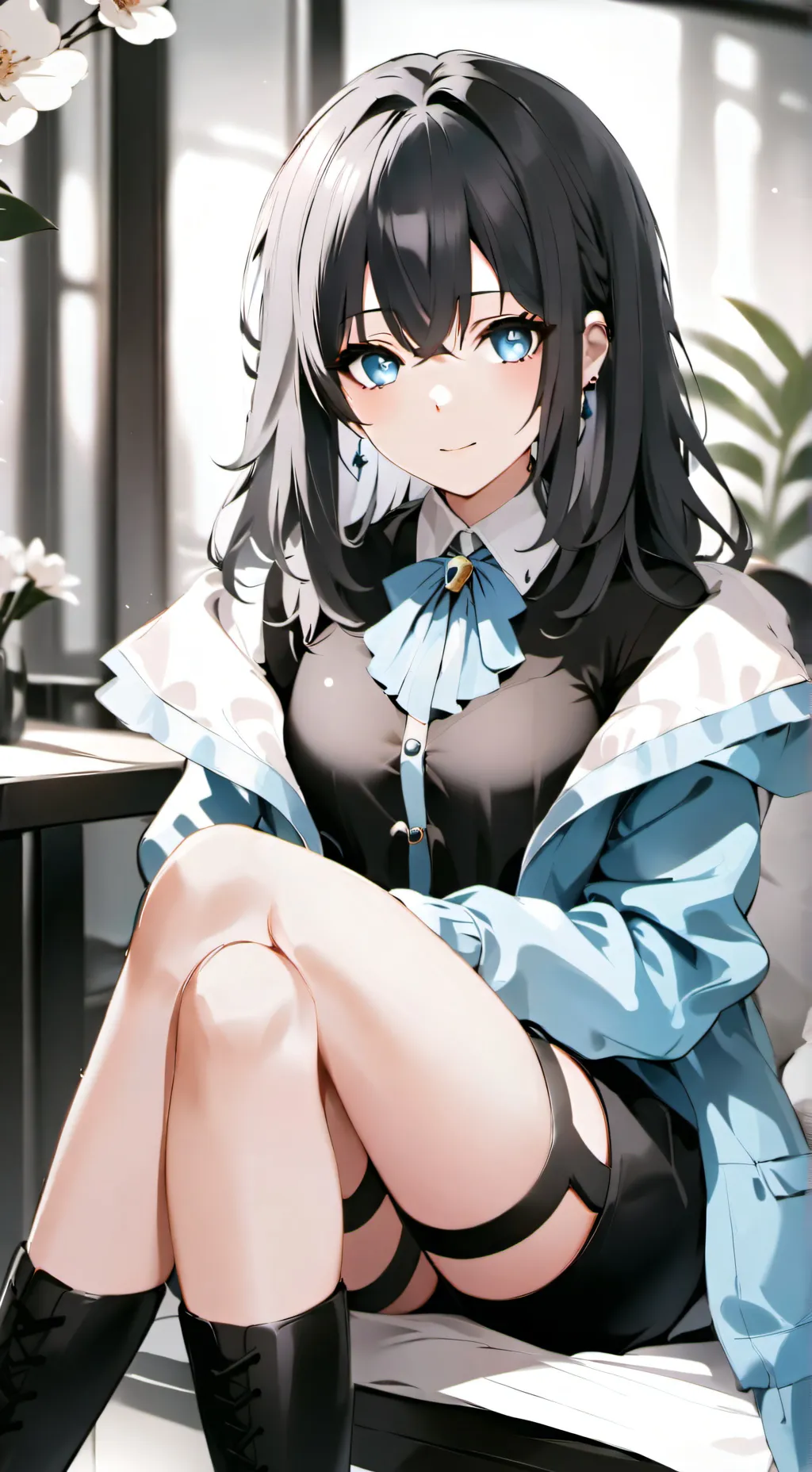 ai character: Lilith Noir background